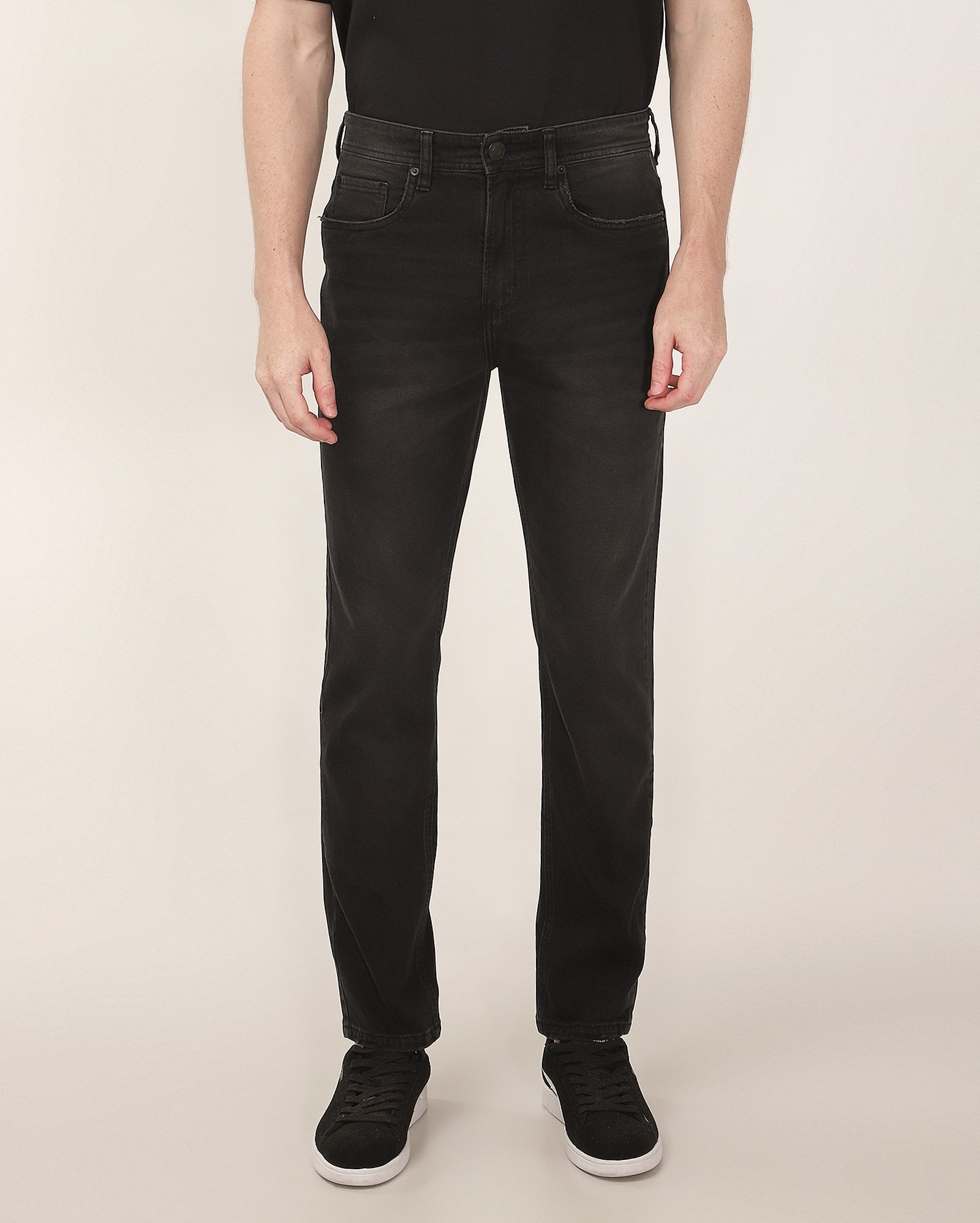 Calça black jeans masculina slim com 5 bolsos | Pool 82
