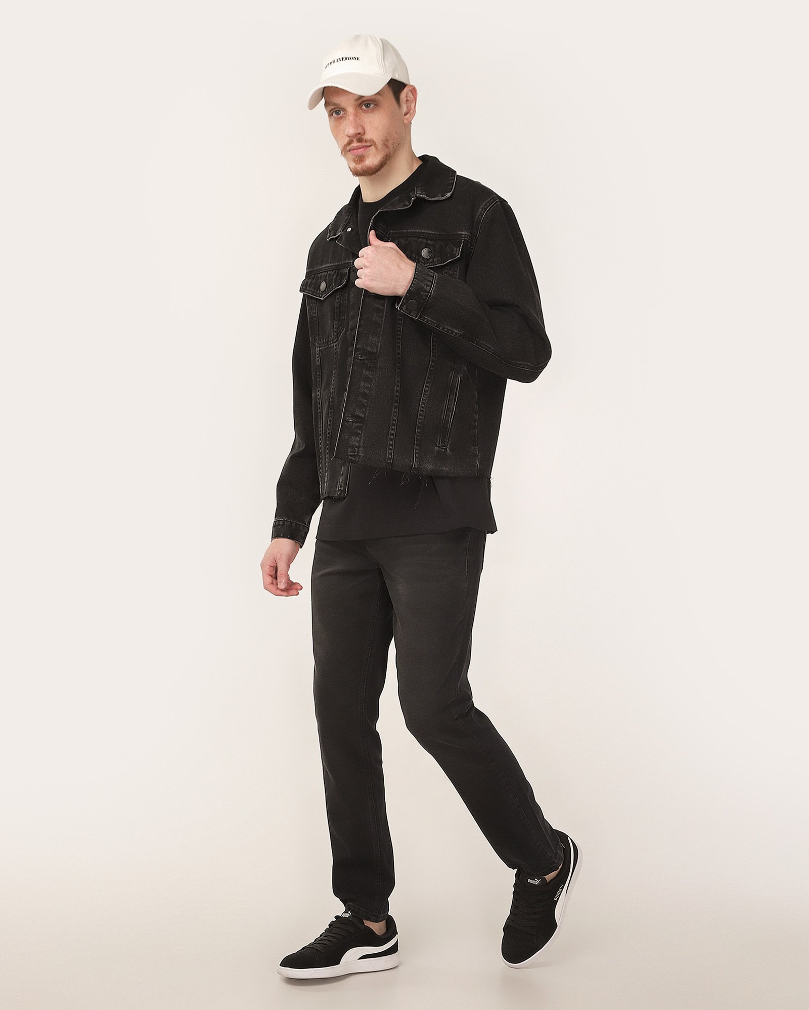 Calça black jeans masculina slim com 5 bolsos | Pool 82
