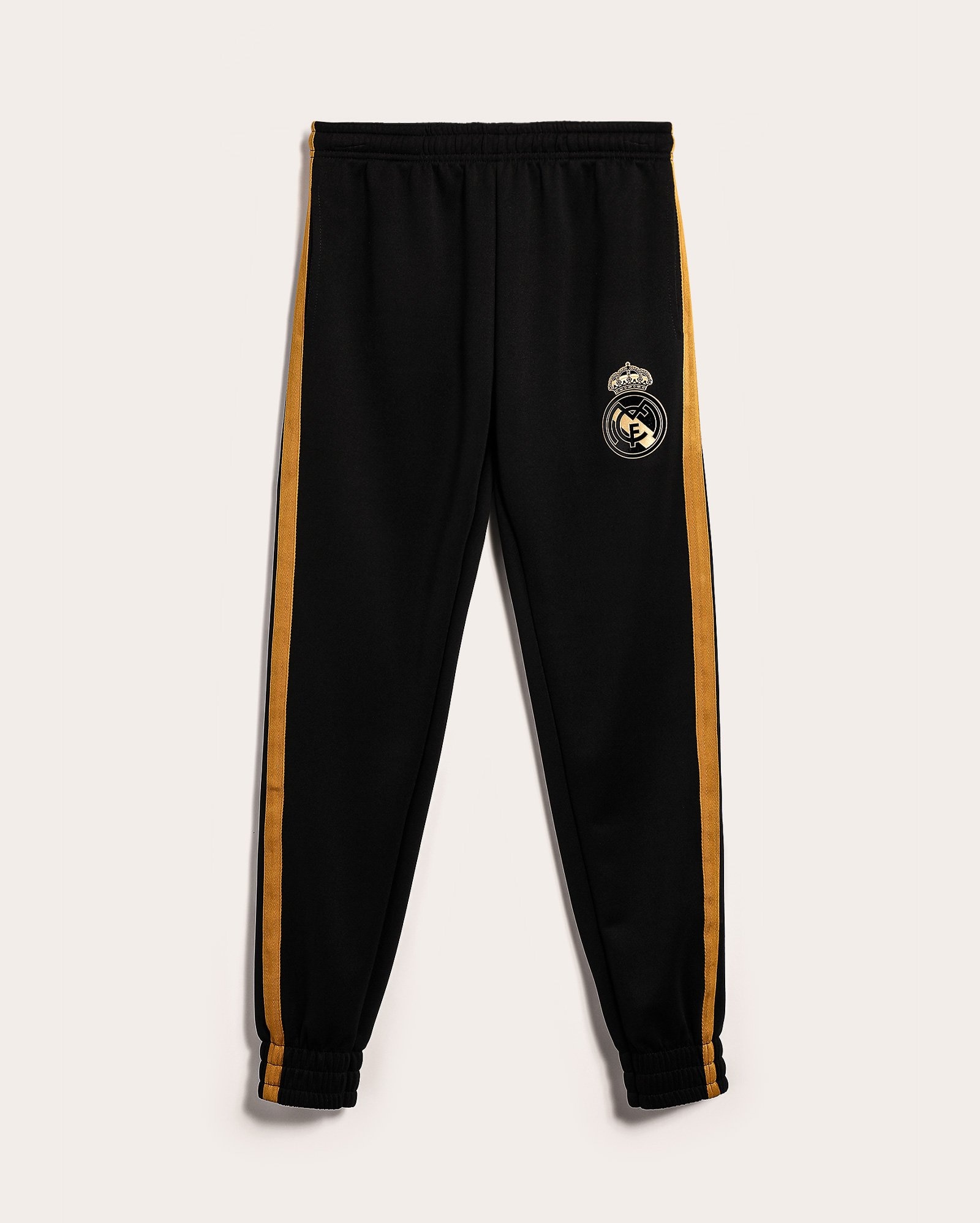 Calça juvenil jogger futebol Real Madrid C.F preta