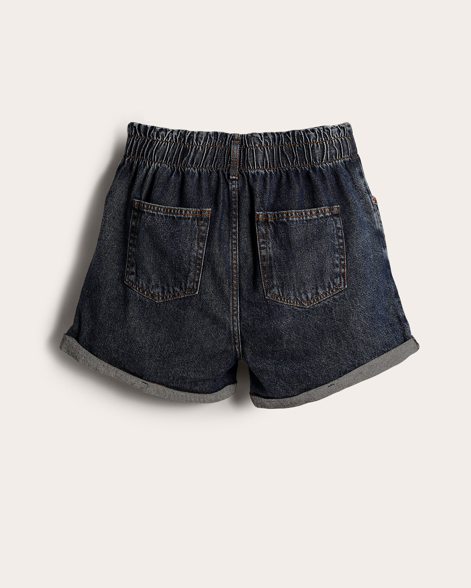Short jeans juvenil baggy cintura alta | Pool