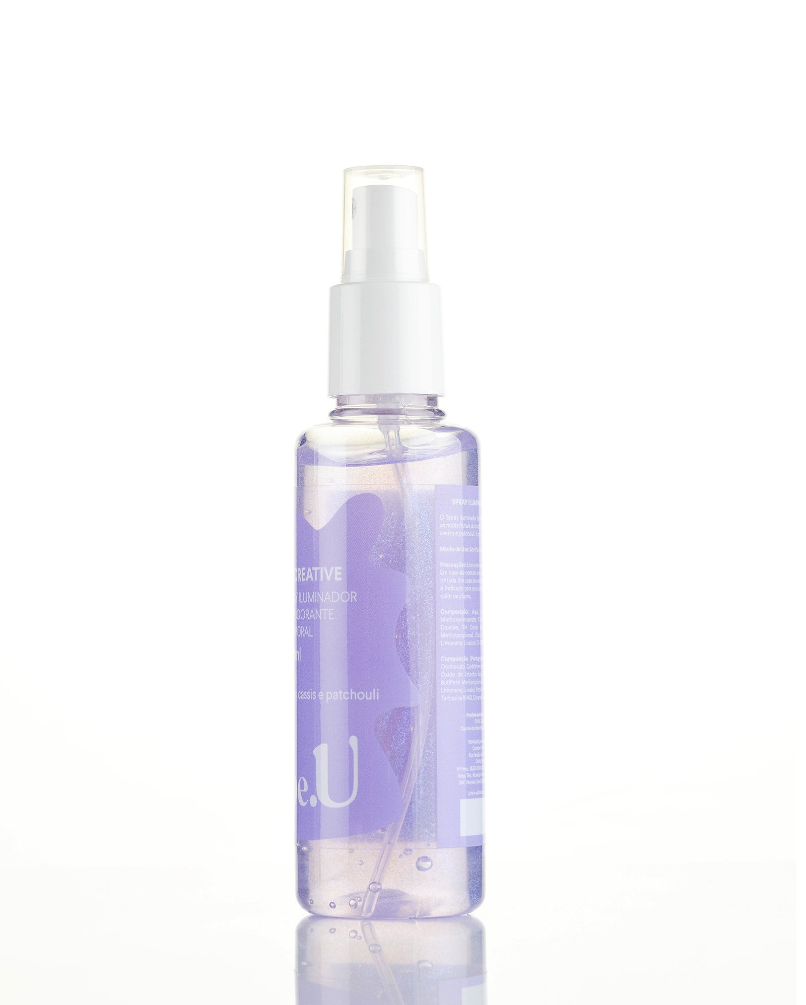 Body splash iluminador desodorante corporal be creative 140ml | be.U by Riachuelo