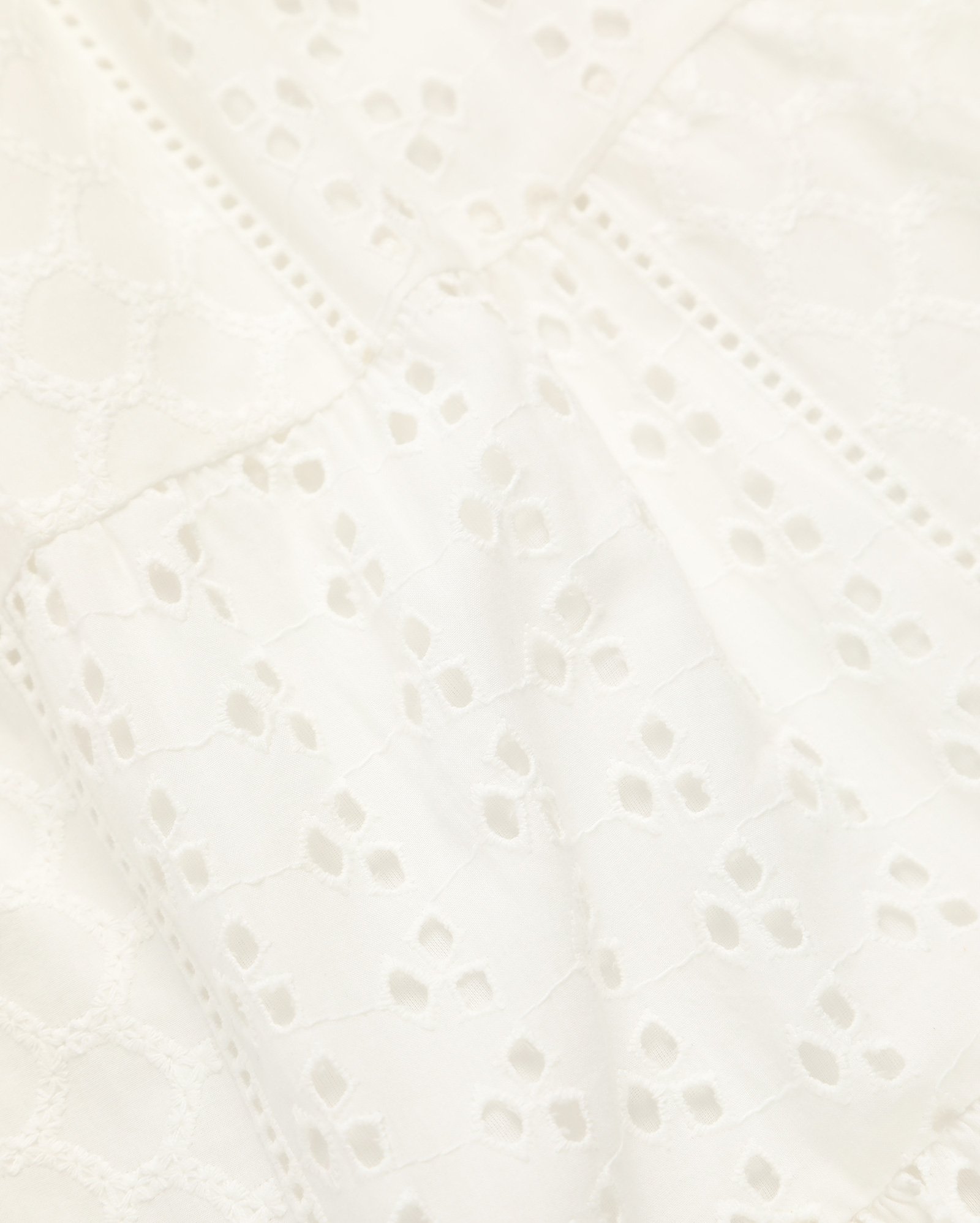 Vestido infantil evasê marias em laise 4-10A branco