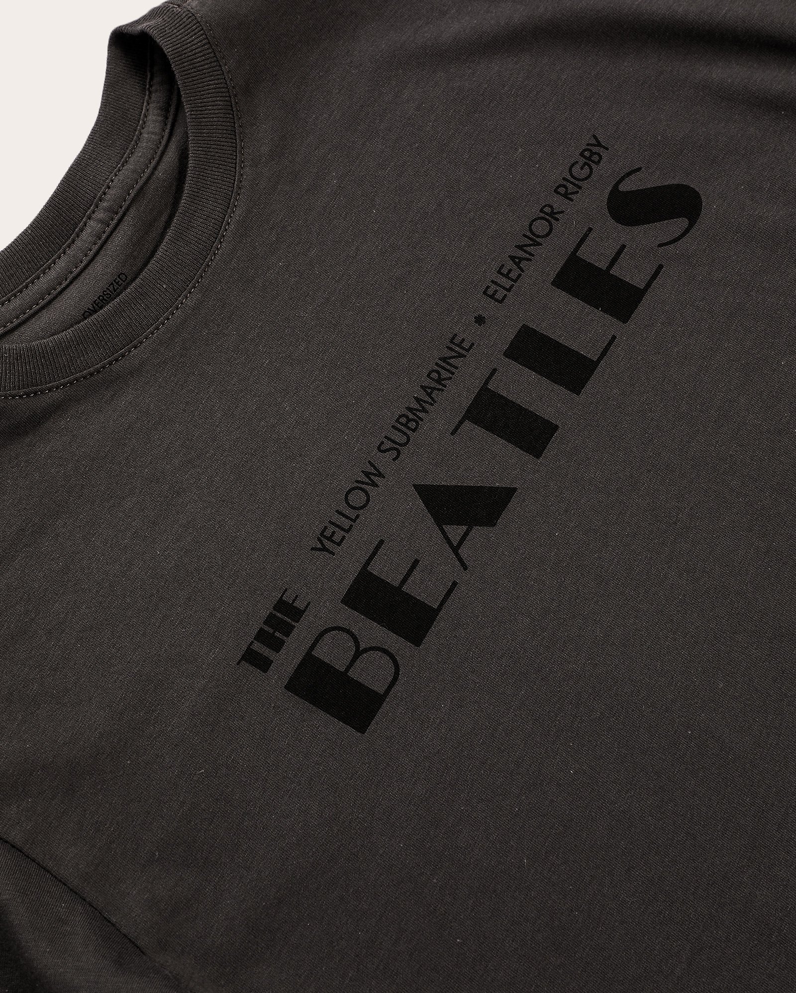 Camiseta infantil oversized yellow submarine 2-10A cinza | The Beatles