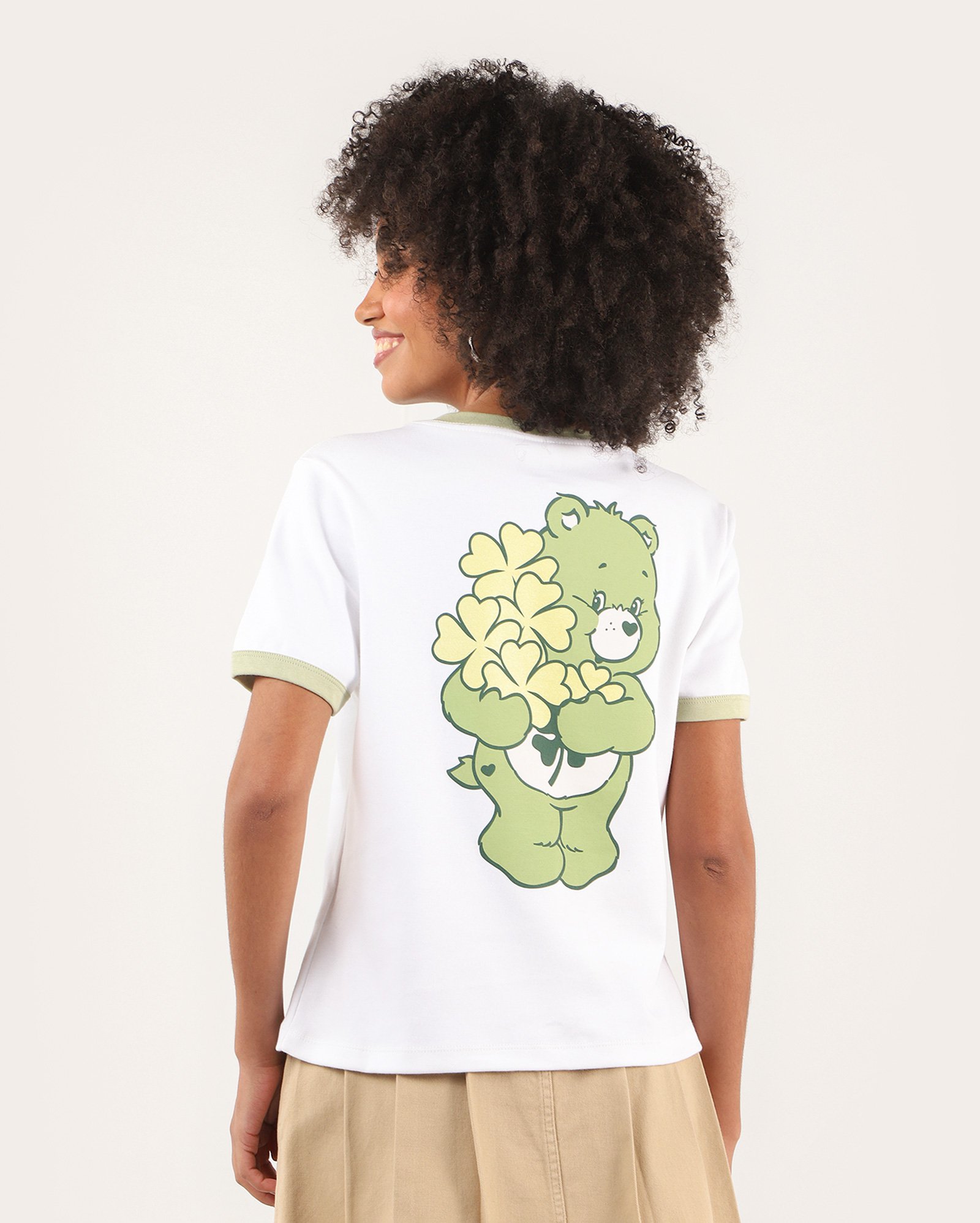 Camiseta feminina Ursinhos Carinhosos branca | FANLAB