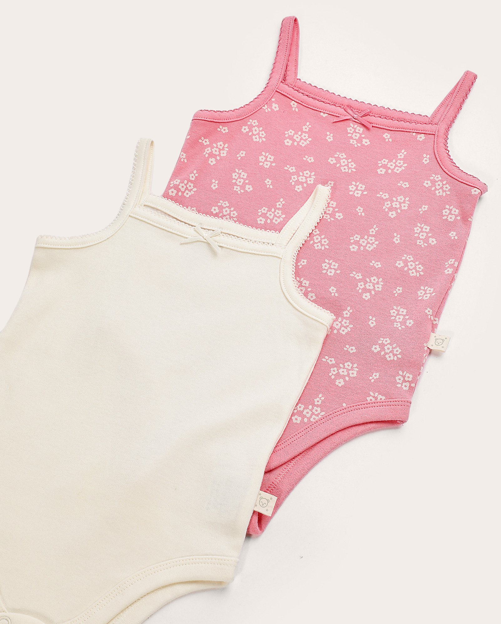 Kit body bebê 2 peças manga longa com bordados multicor | Baby Way