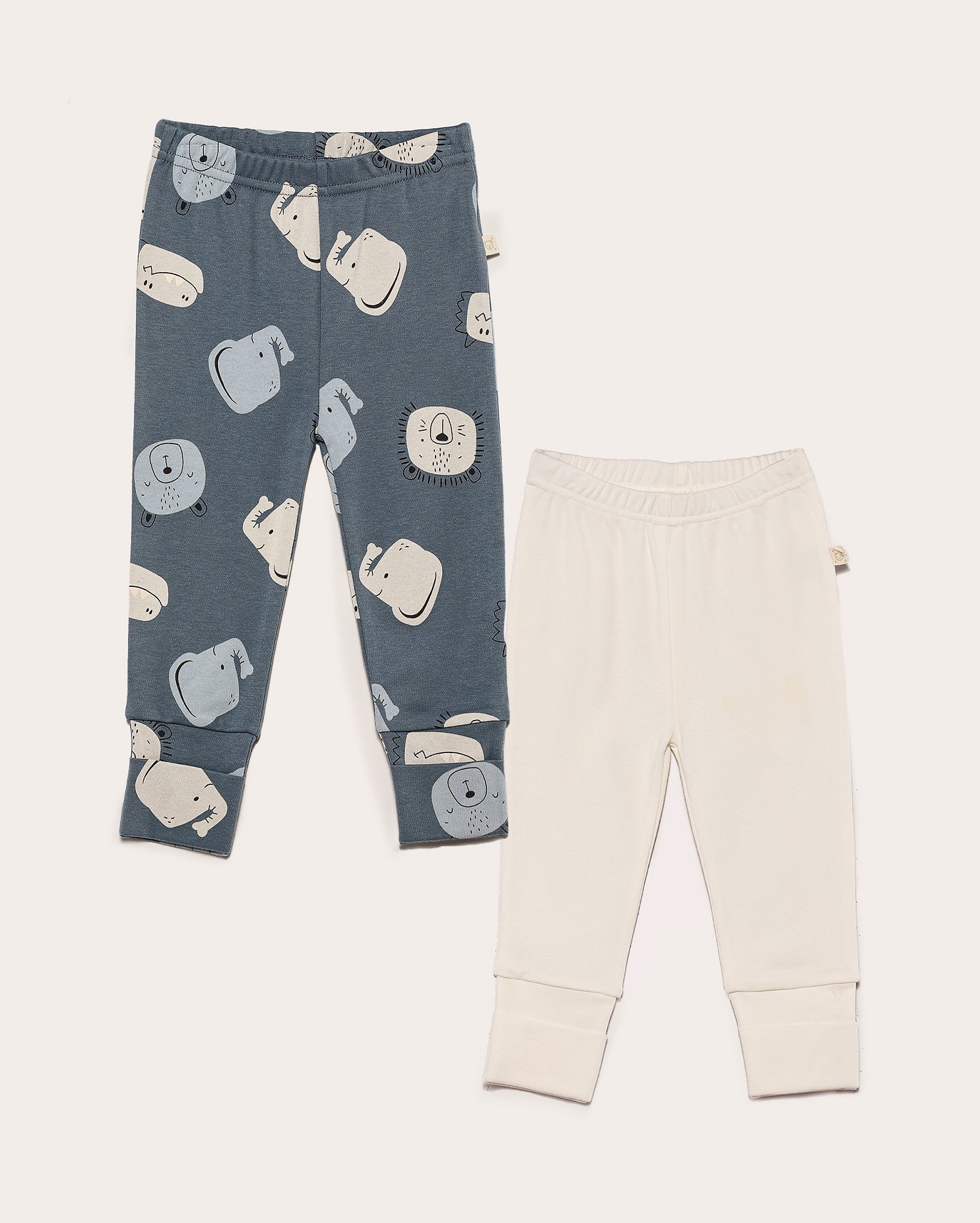 Kit calça bebê 2 peças elefantes multicor | Baby Way
