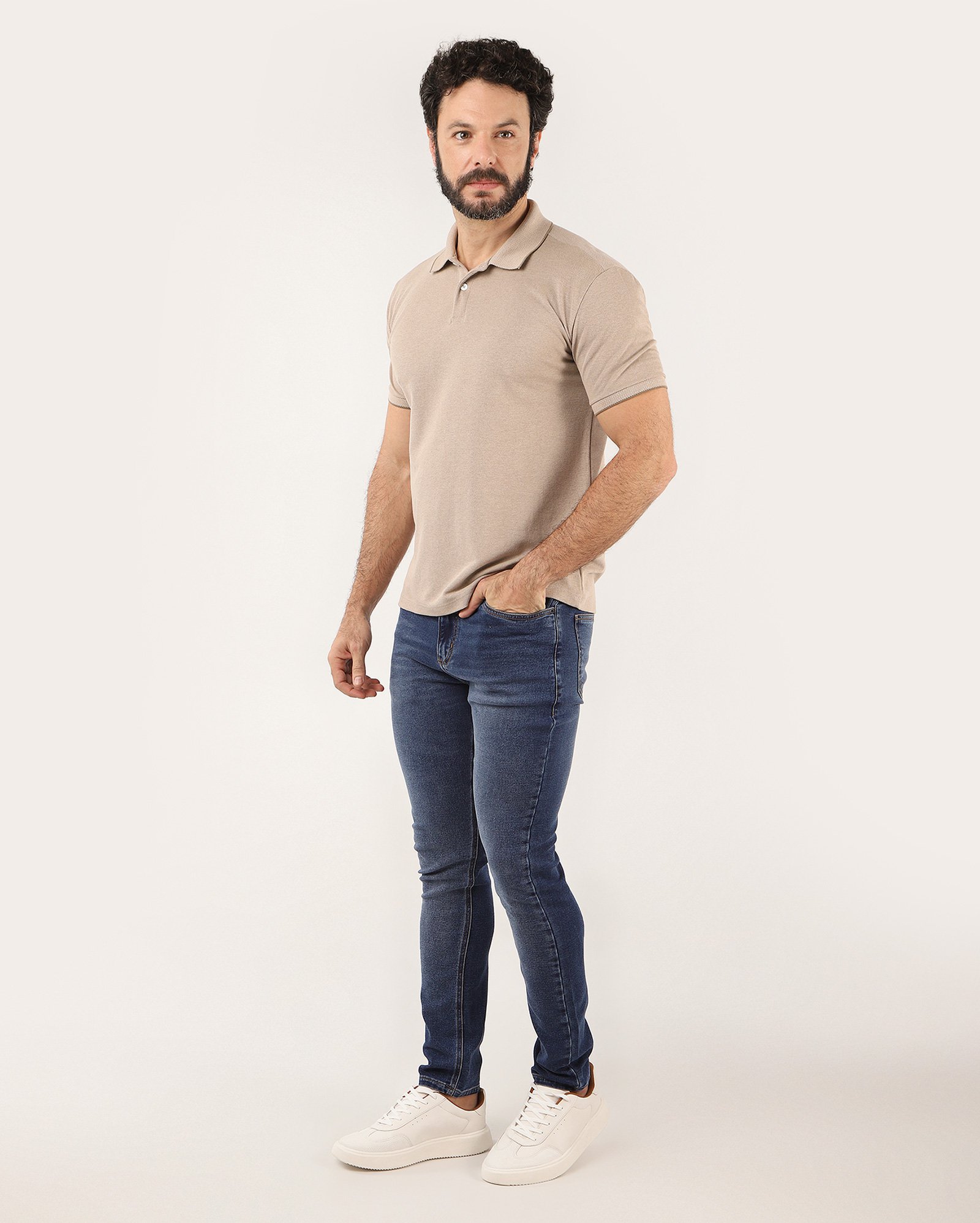 Calça jeans masculina Comfy skinny - Jeans Clássico Escuro | Pool Jeans