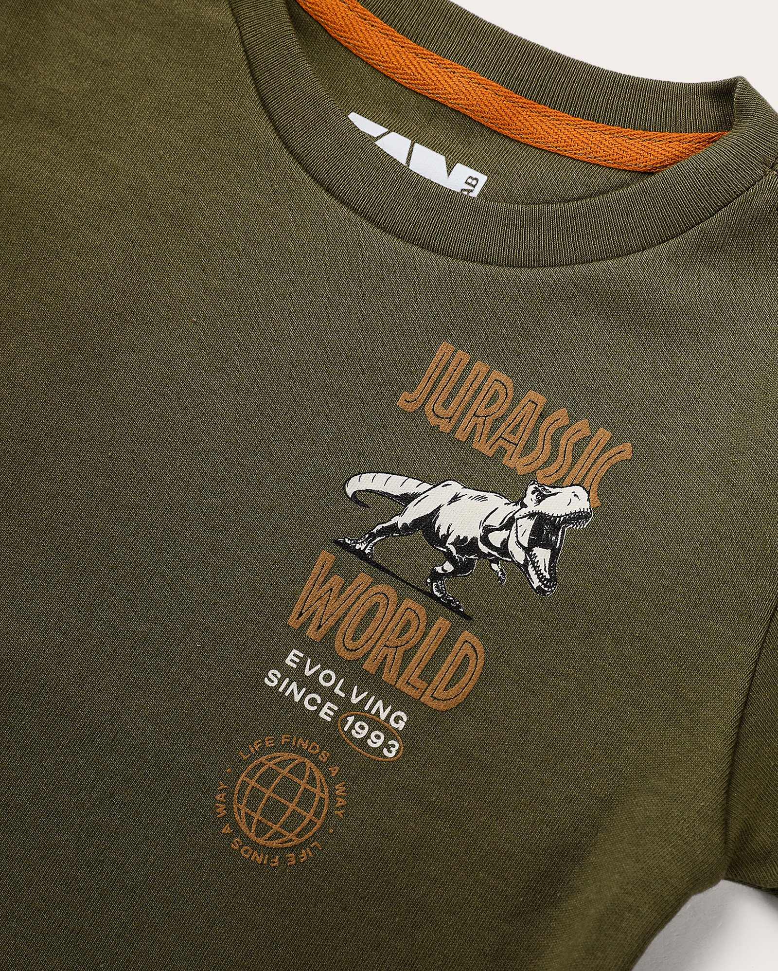 Camiseta infantil Jurassic World 2-8A verde | FANLAB