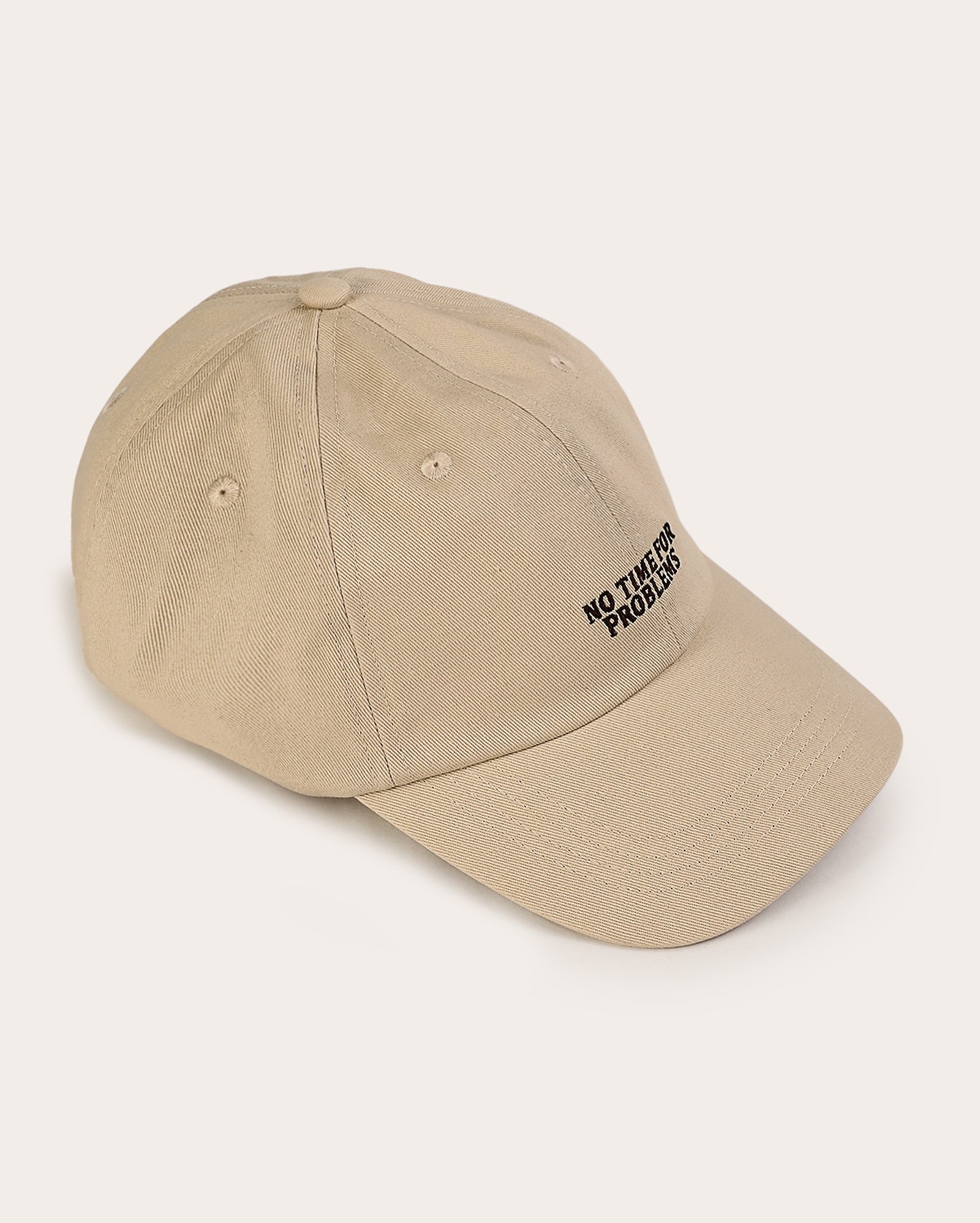 Boné masculino aba curva strapback no time for problems bege | Accessori by Riachuelo