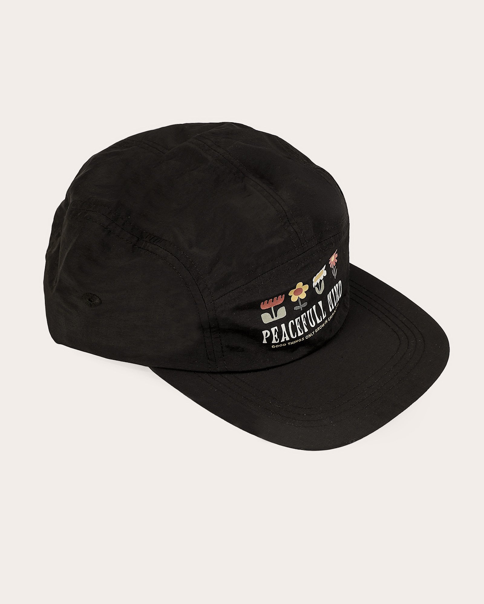 Boné masculino aba reta strapback peacefull mind preto | Accessori by Riachuelo