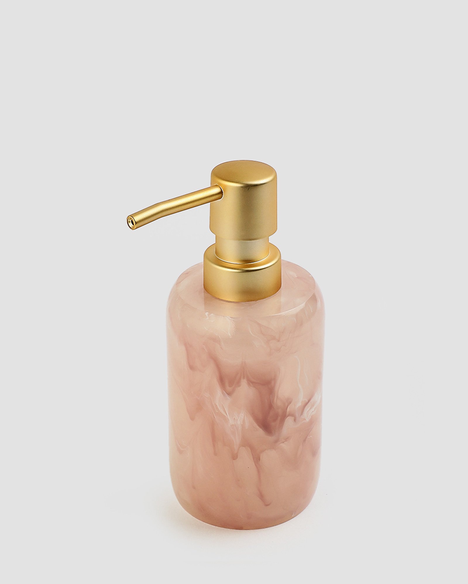 Porta-sabonete líquido marmorizado rosa | Casa Riachuelo
