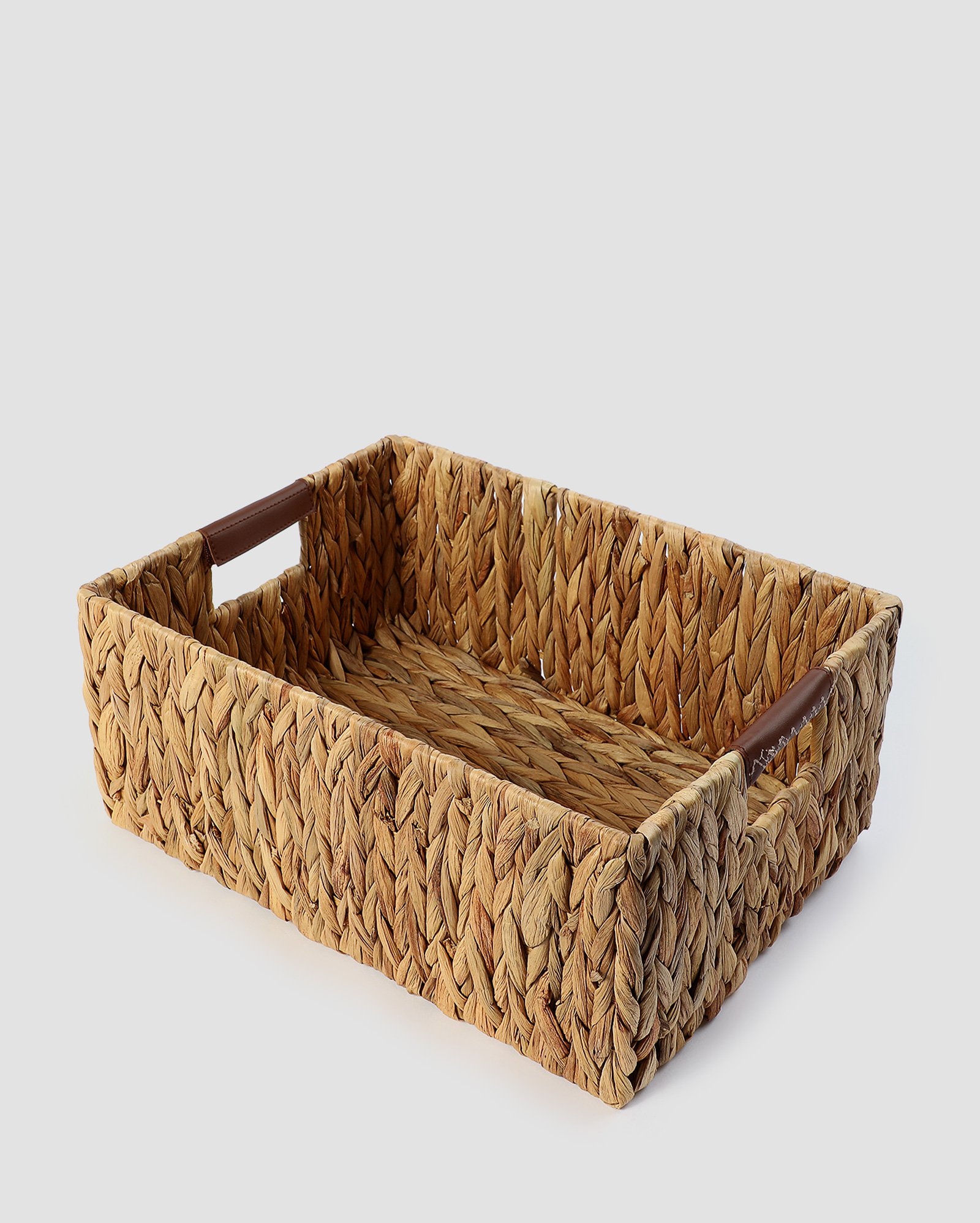 Cesto organizador G retangular Marc 38cm bege | Casa Riachuelo