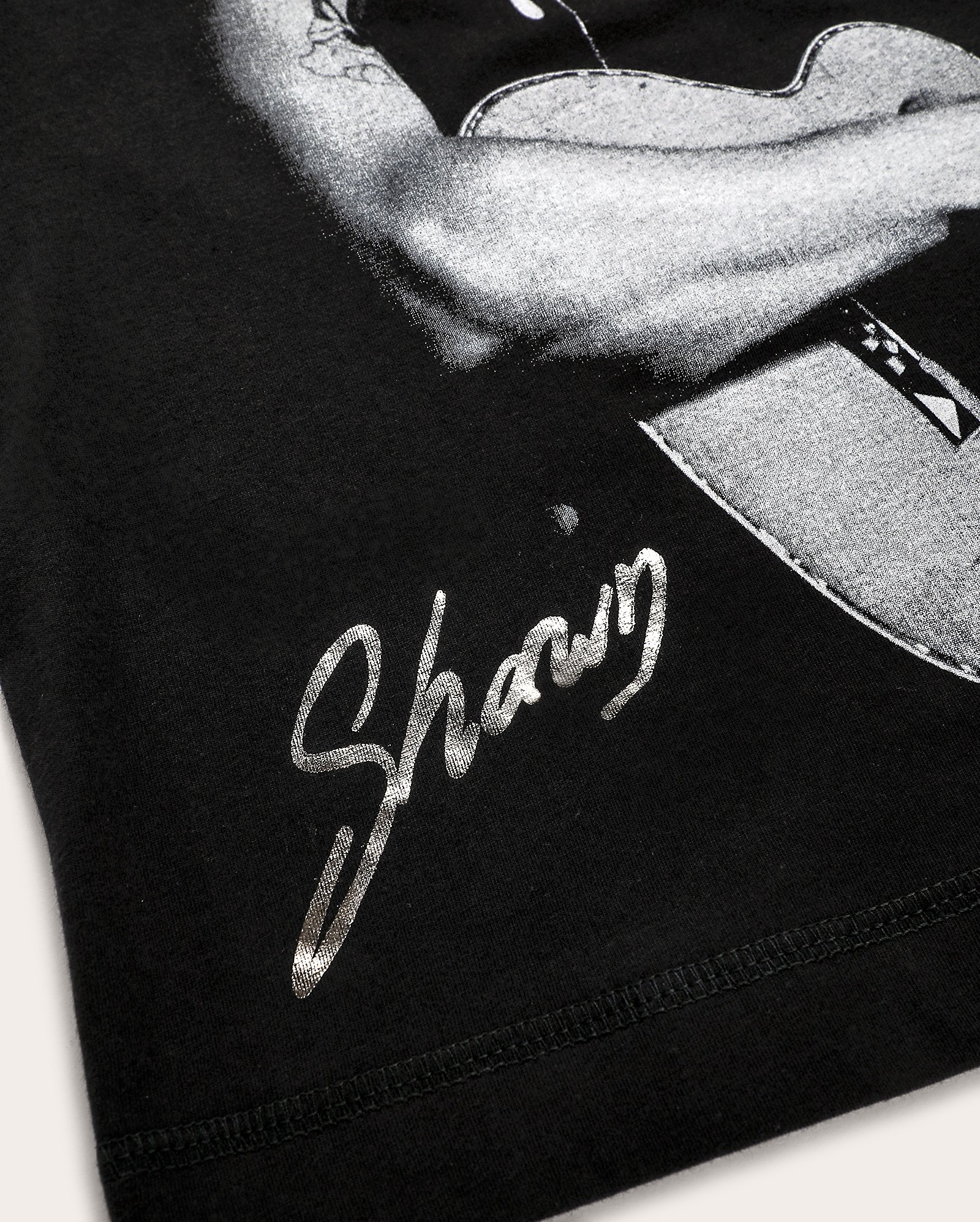 Camiseta juvenil oversized estampada preta | Shawn Mendes — foto 3