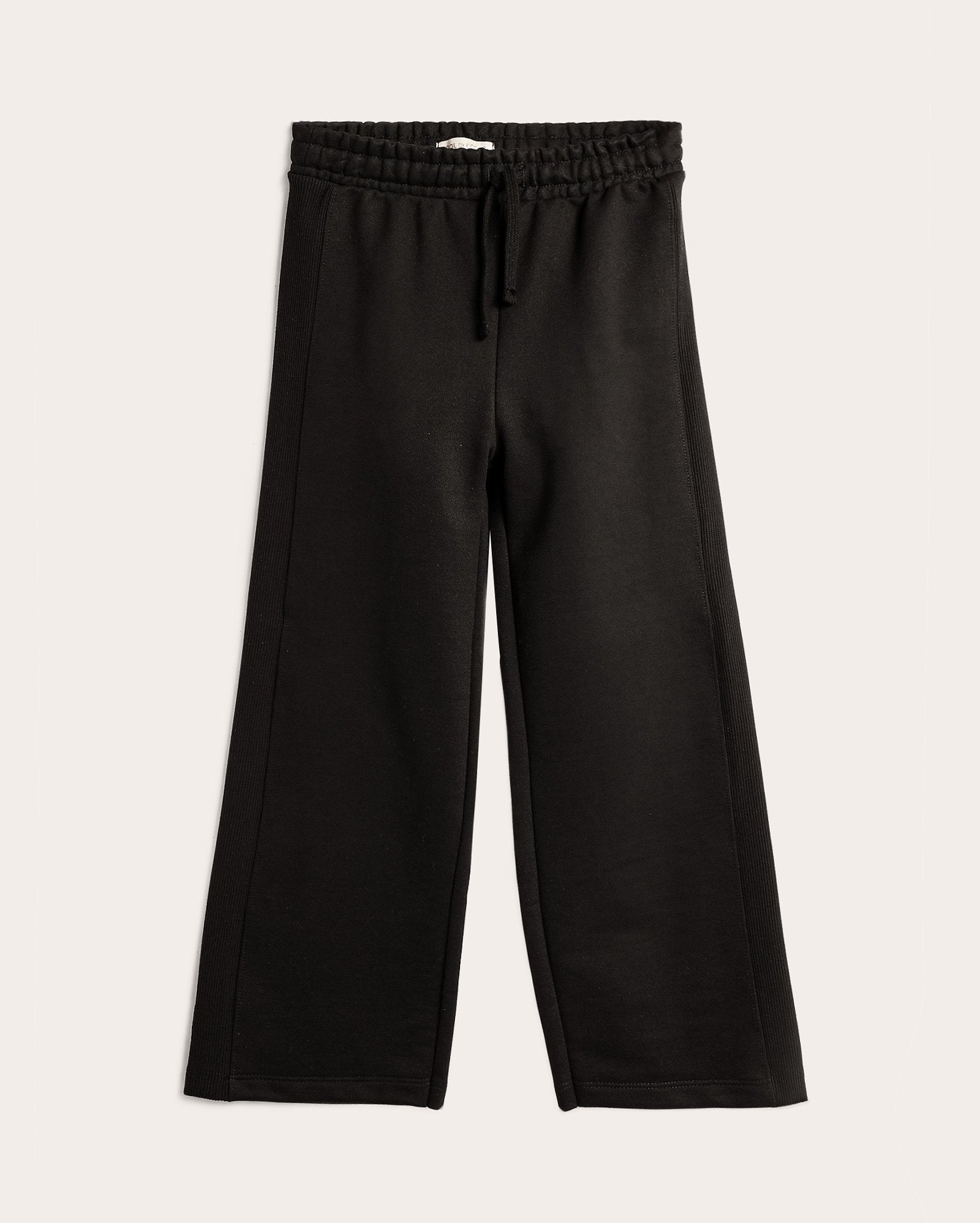 Calça infantil relaxed com amarração 4-10A preta