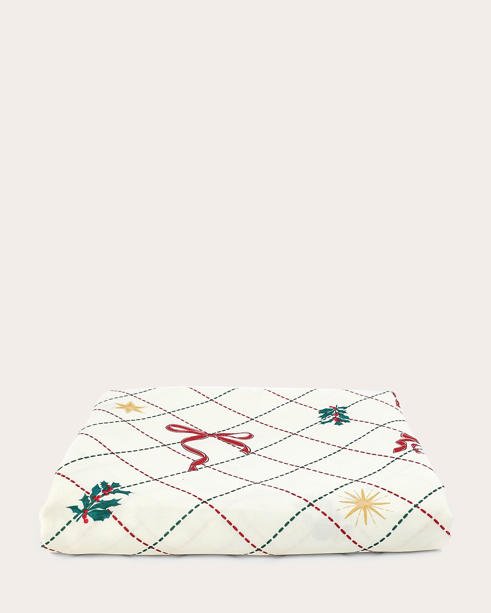 Toalha de mesa impermeável árvore natalina 140x210cm branca | Casa Riachuelo