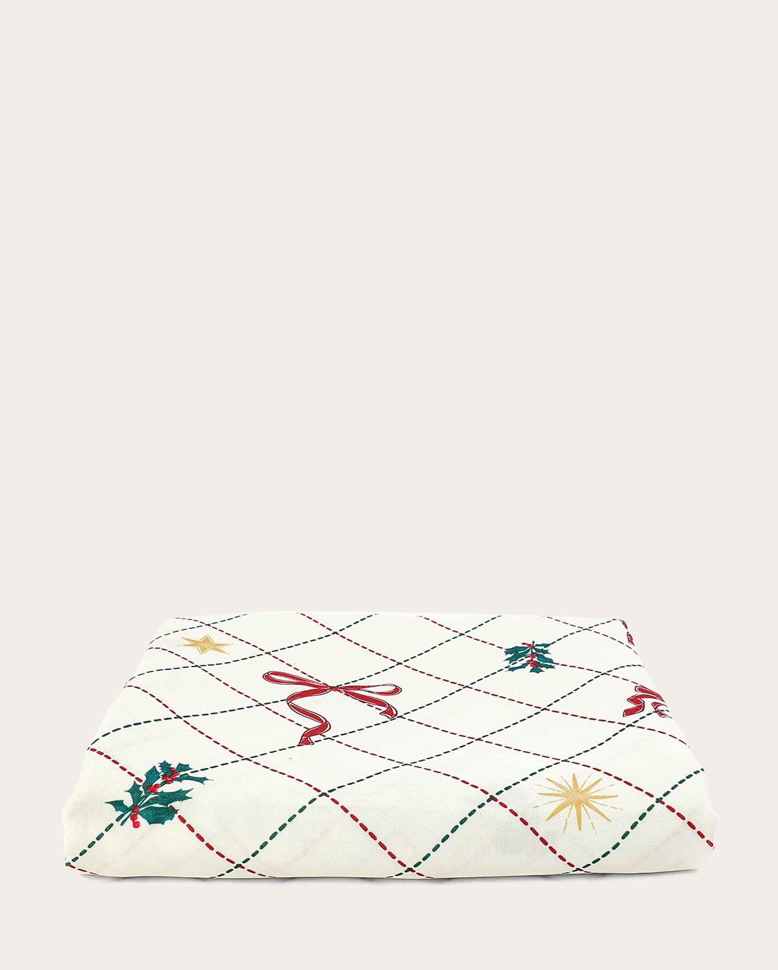 Toalha de mesa impermeável laços 160x240cm branca | Casa Riachuelo