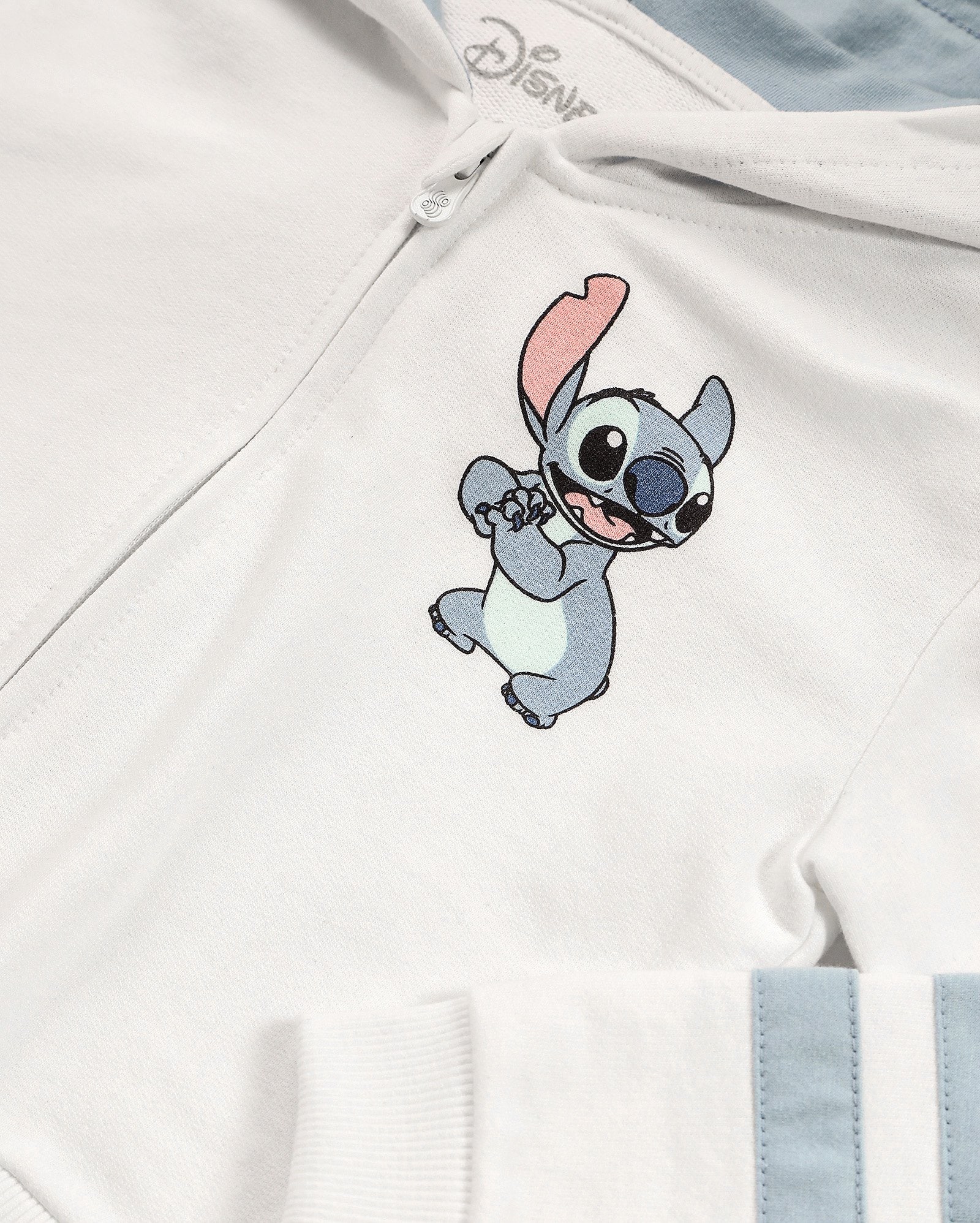 Blusa de moletom infantil com capuz Stitch 4-10A branca | Disney — foto 3