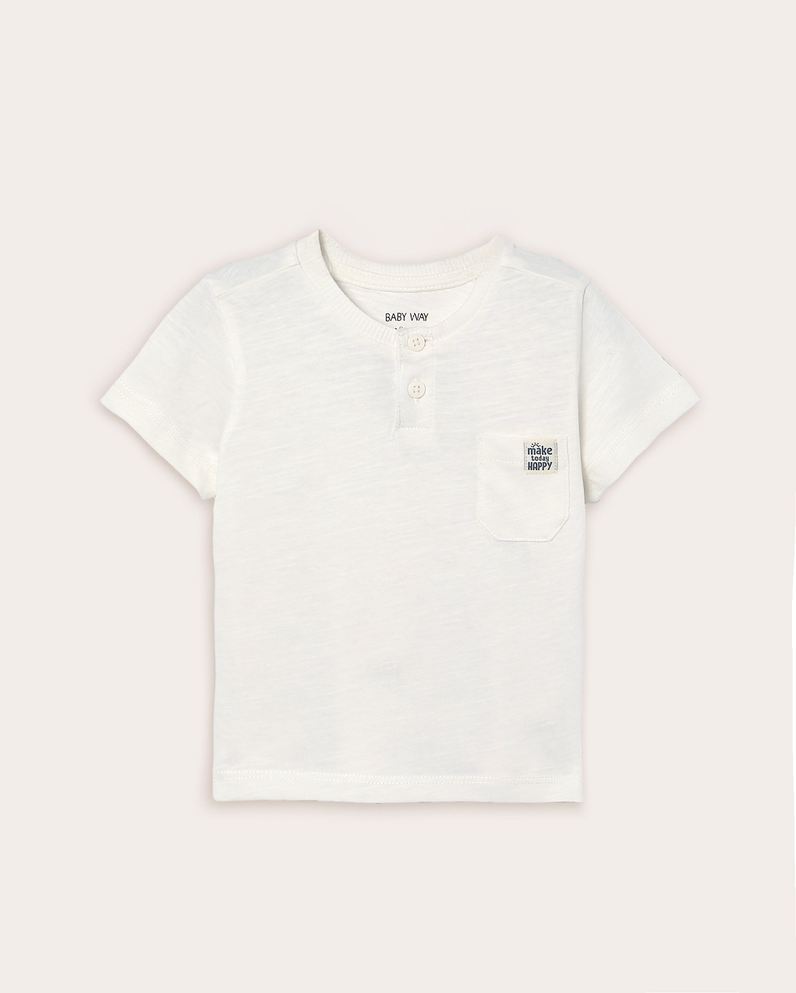 Camiseta bebê flamê com bolso tag branca