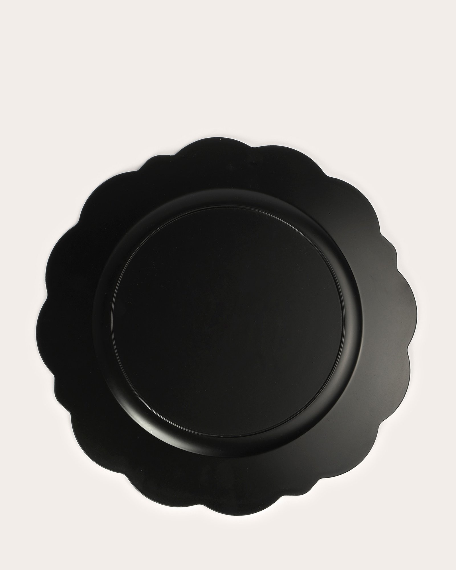 Sousplat redondo Ondina 33cm branca | Casa Riachuelo