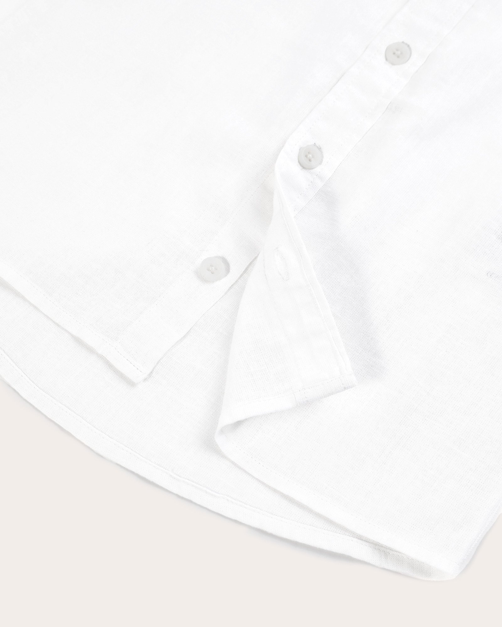 Camisa infantil em viscolinho 1-4A - Branco Mescla