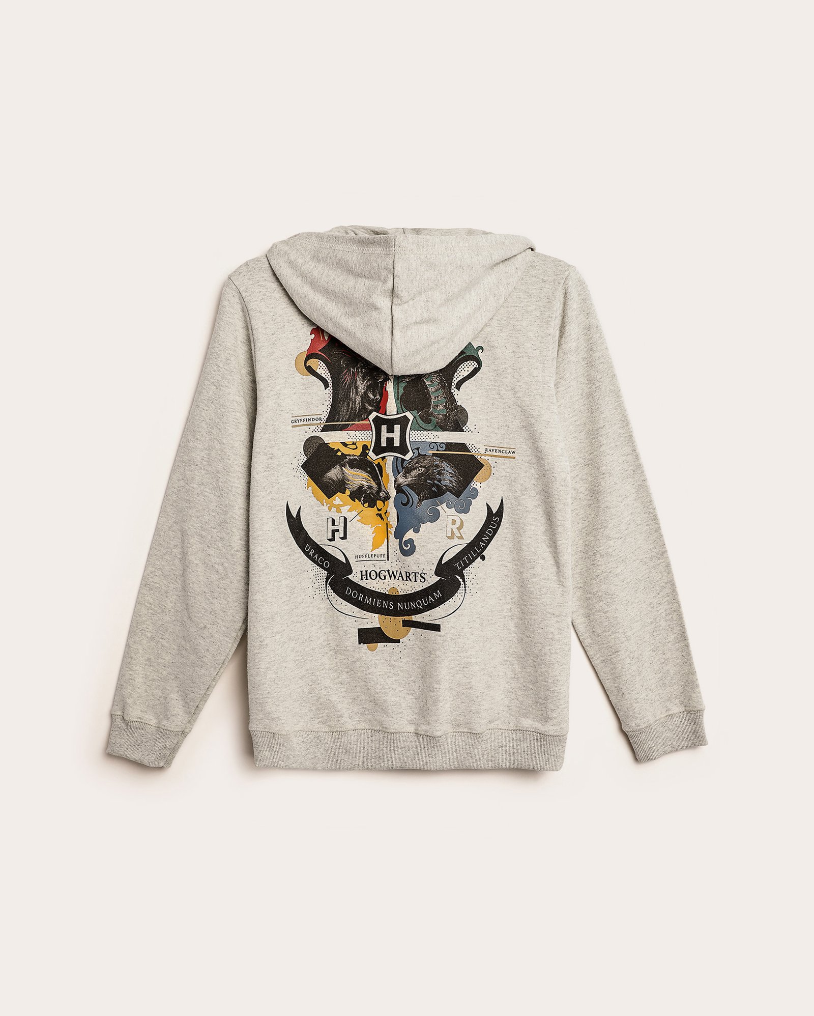 Blusa de moletom juvenil aberta Harry Potter cinza | Warner Bros.