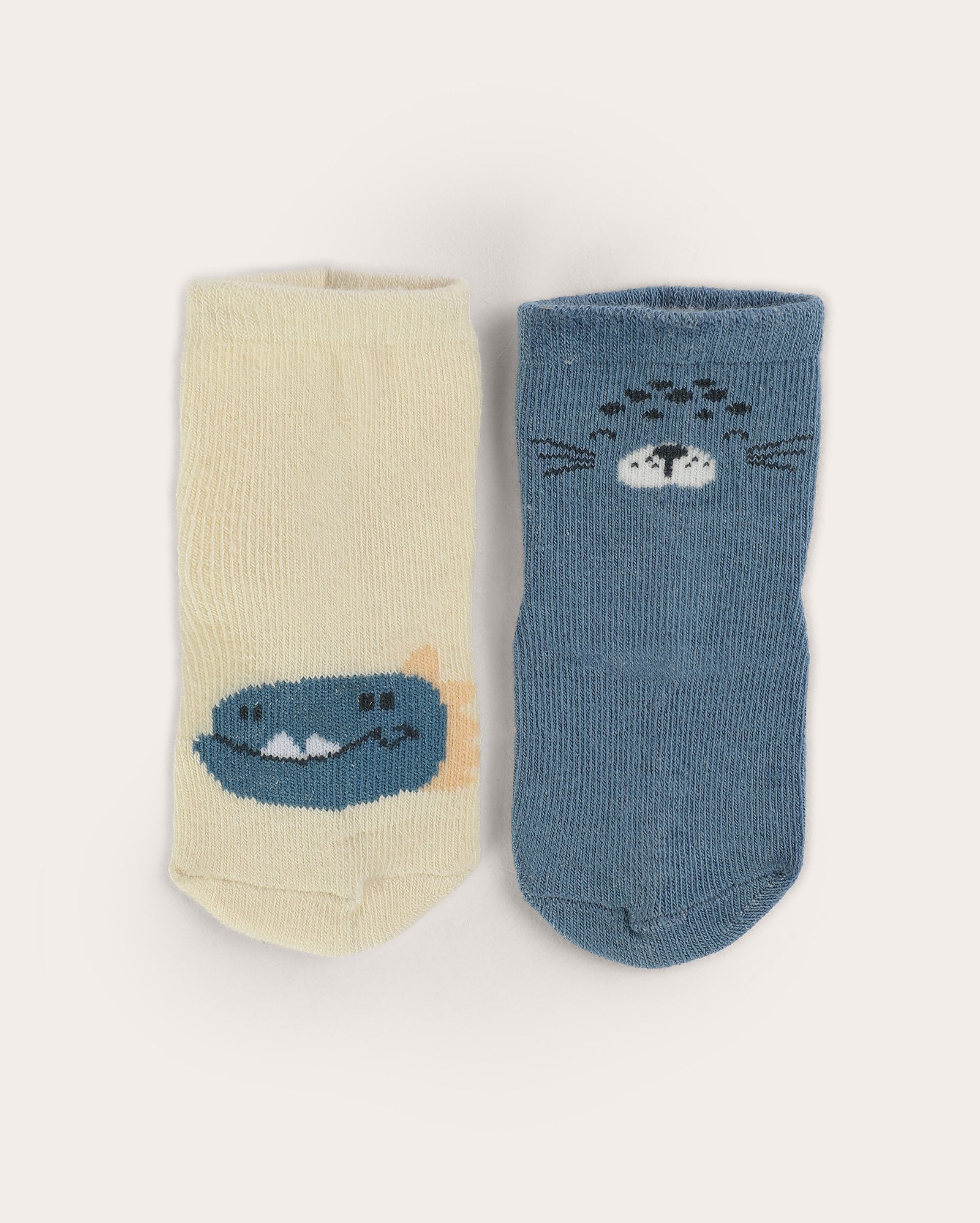 Kit meia bebê 5 pares de bichinhos multicor 