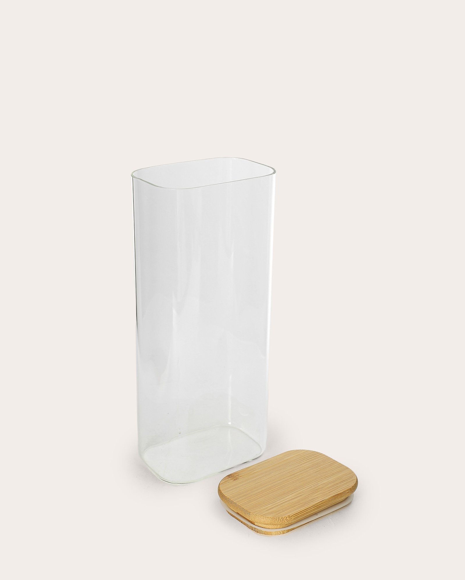Pote de vidro multiuso com tampa 28cm | Casa Riachuelo