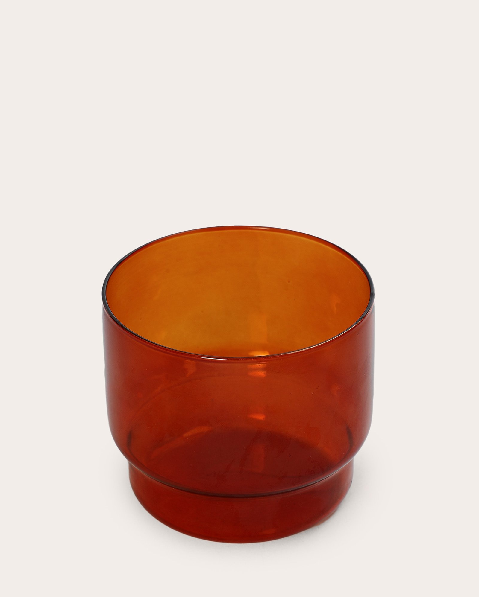 Copo baixo de vidro Babi 330ml - laranja | Casa Riachuelo