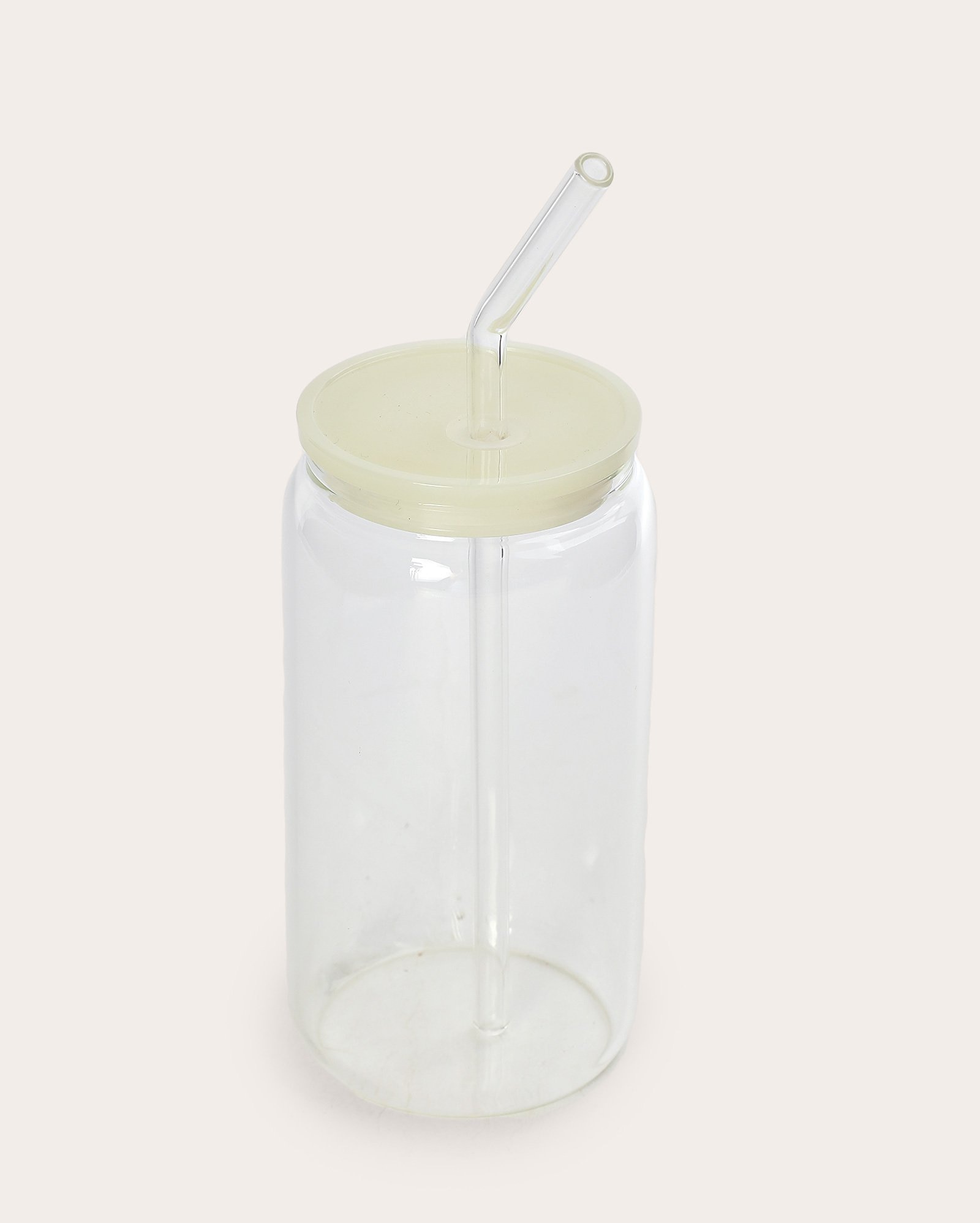 Copo alto de vidro Bia com canudo 550ml | Casa Riachuelo