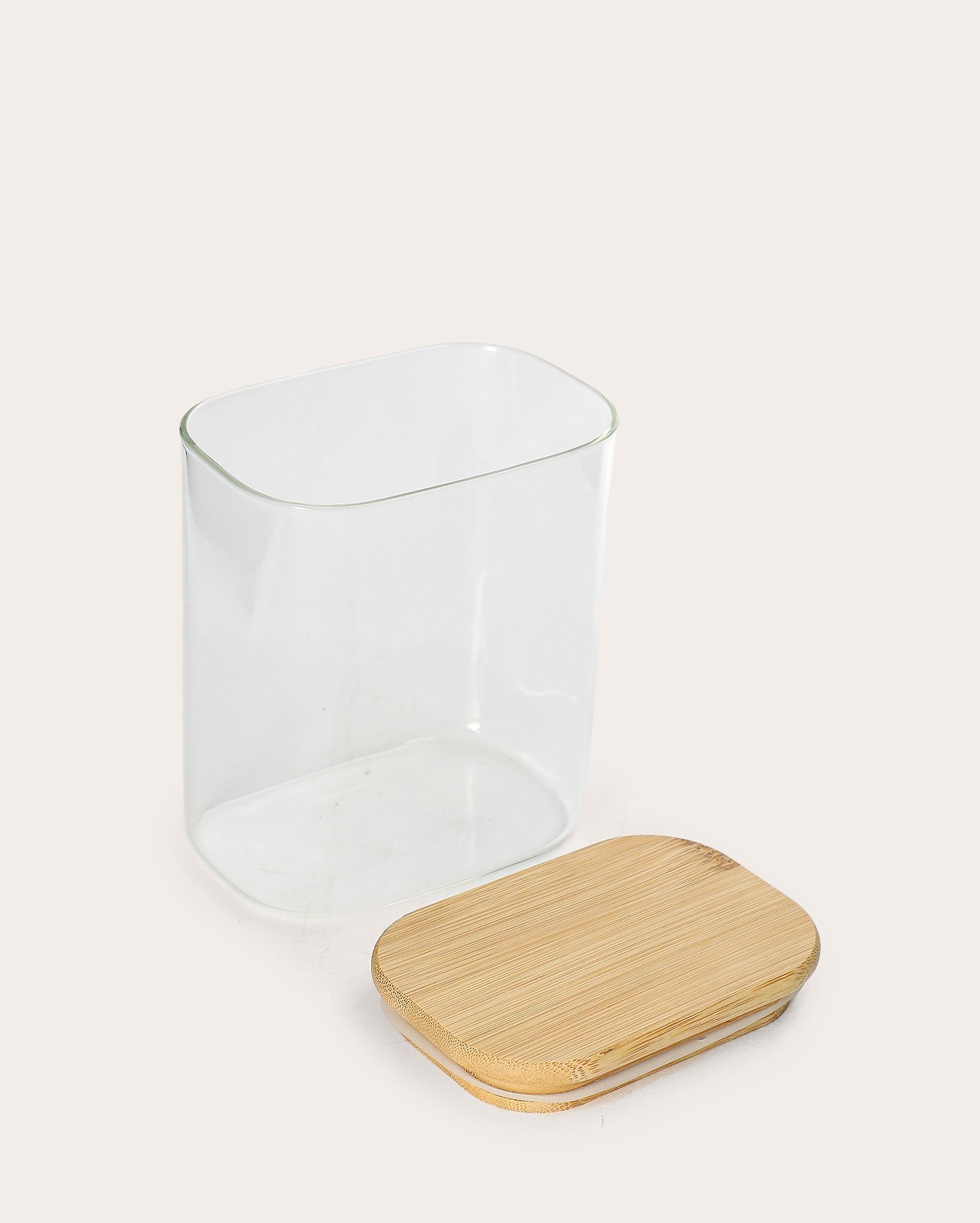 Pote de vidro multiuso com tampa 14cm | Casa Riachuelo