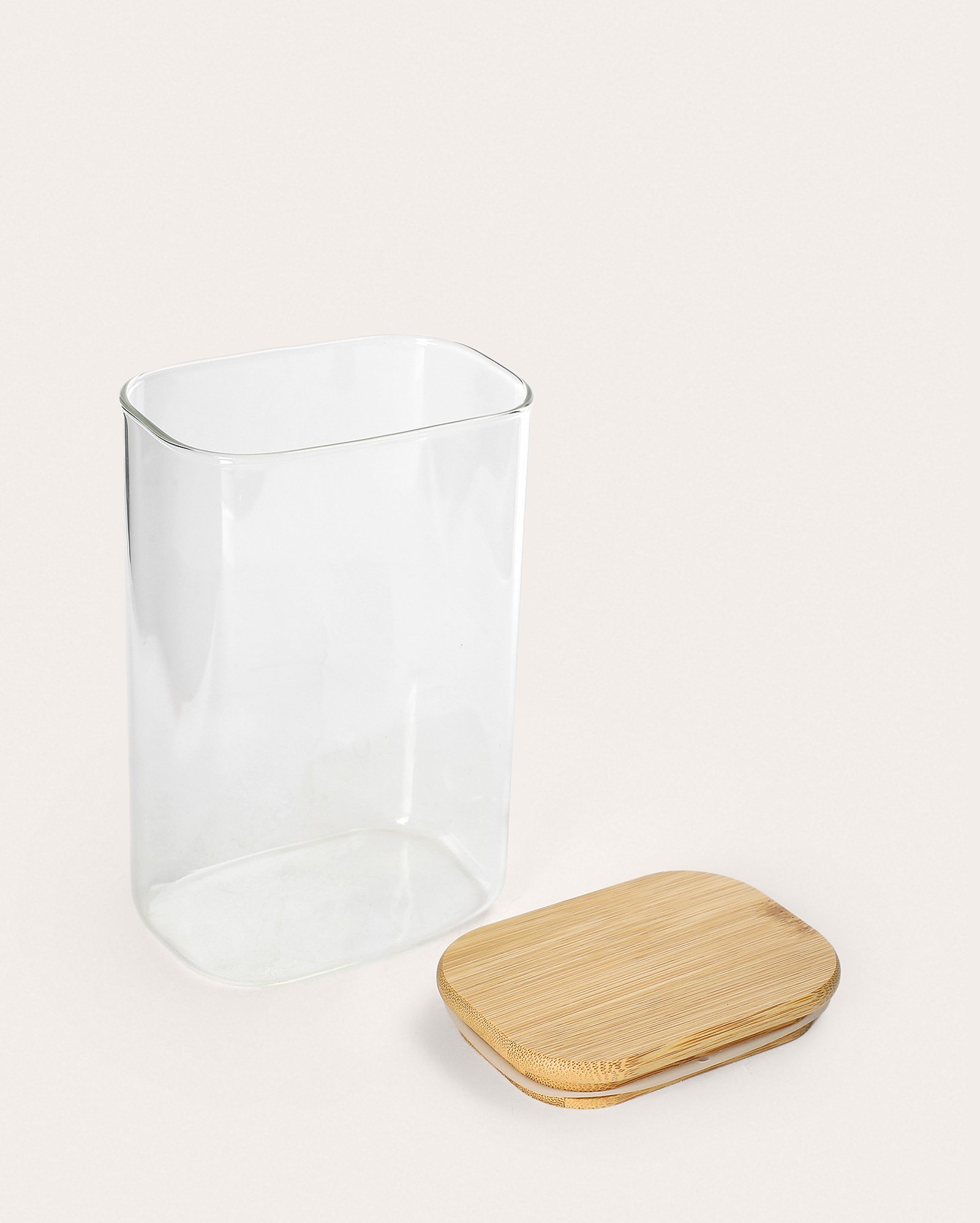 Pote de vidro multiuso com tampa 18cm | Casa Riachuelo