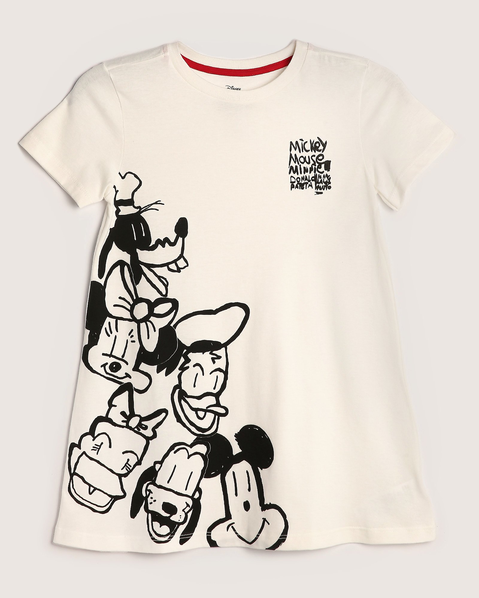 Camisola infantojuvenil personagens extraimaginário 4-14A off-white | Disney