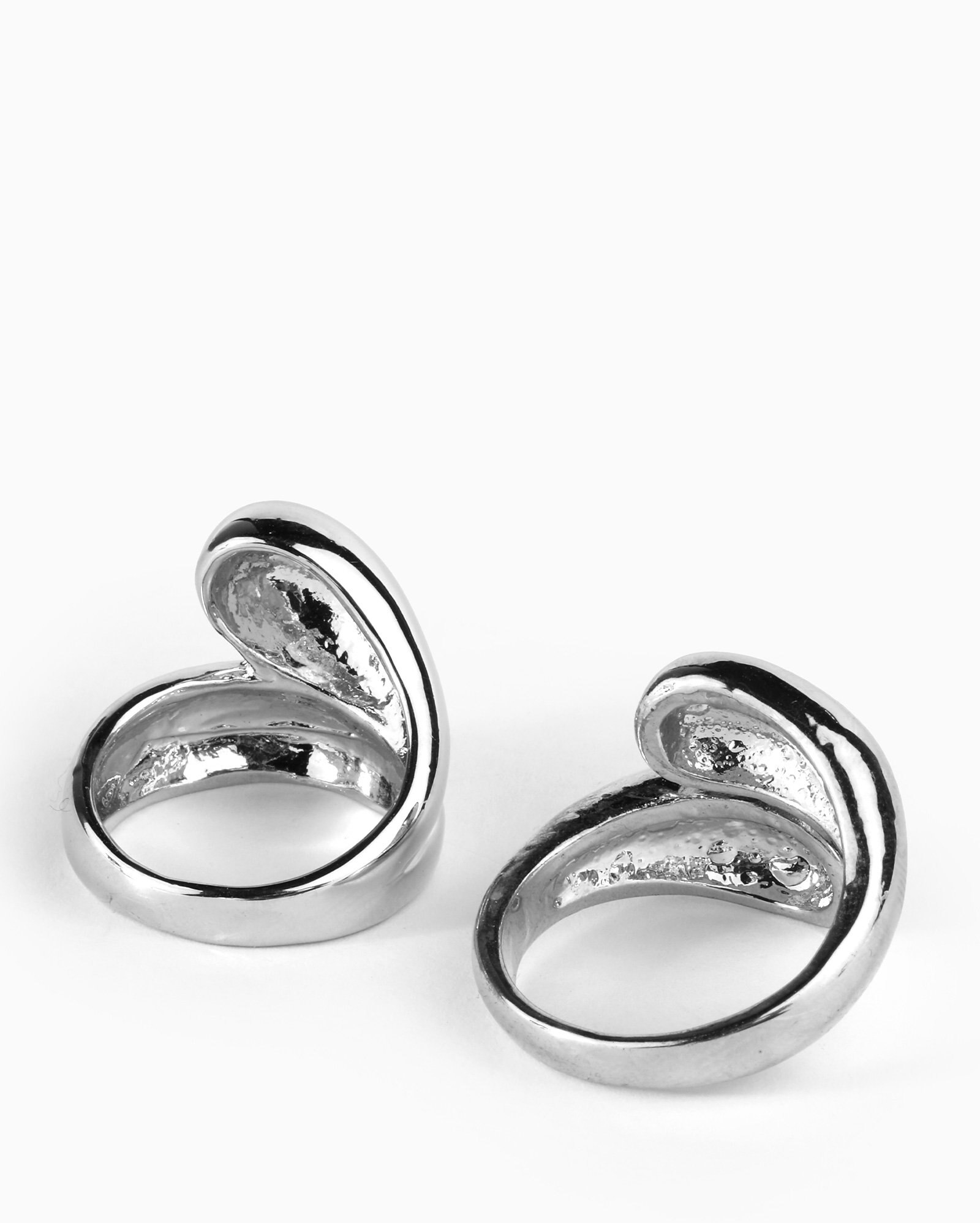 Kit anéis feminino 2 peças gotas prata | Accessori by Riachuelo