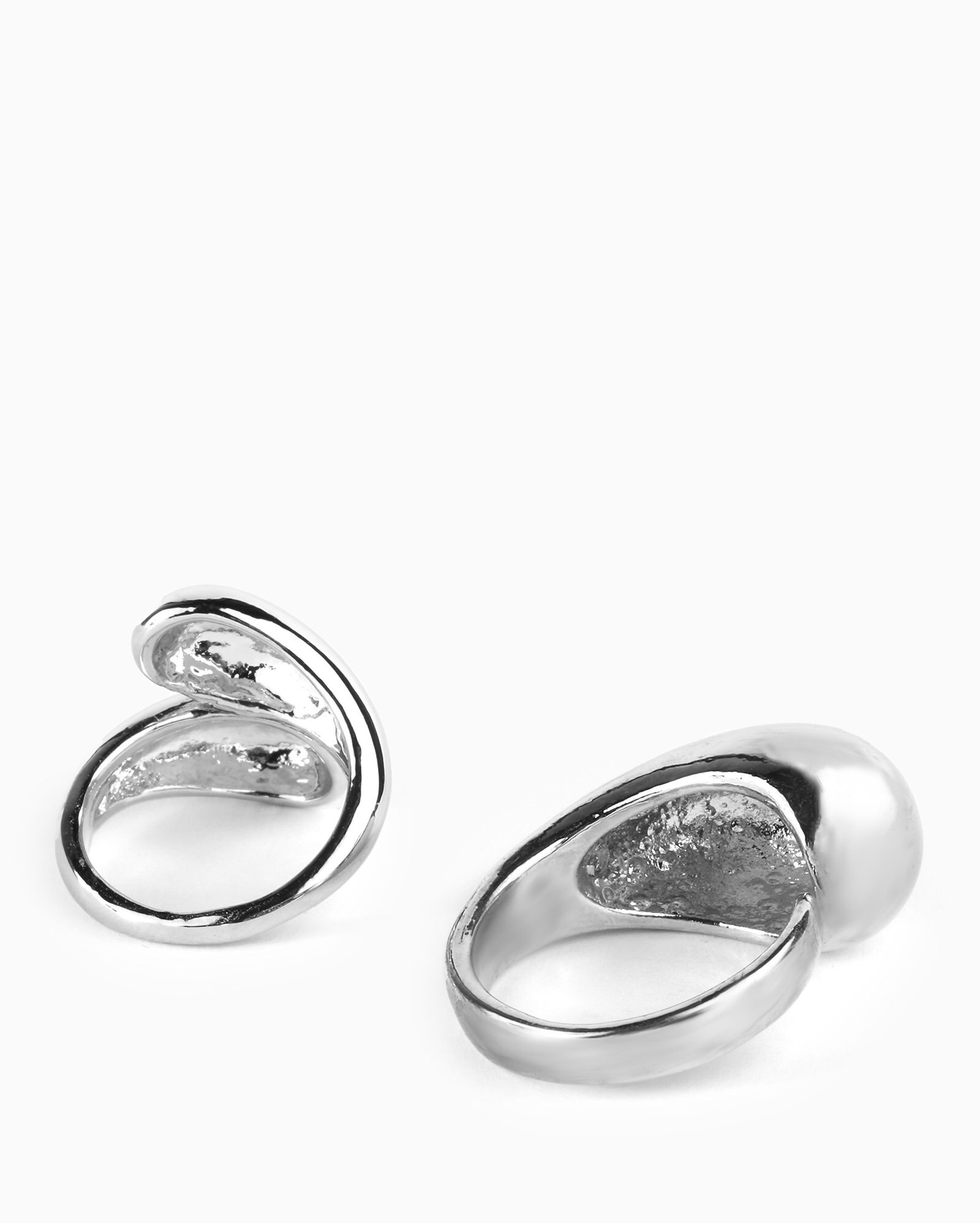 Kit anéis feminino 2 peças elaborados bold prata | Accessori by Riachuelo