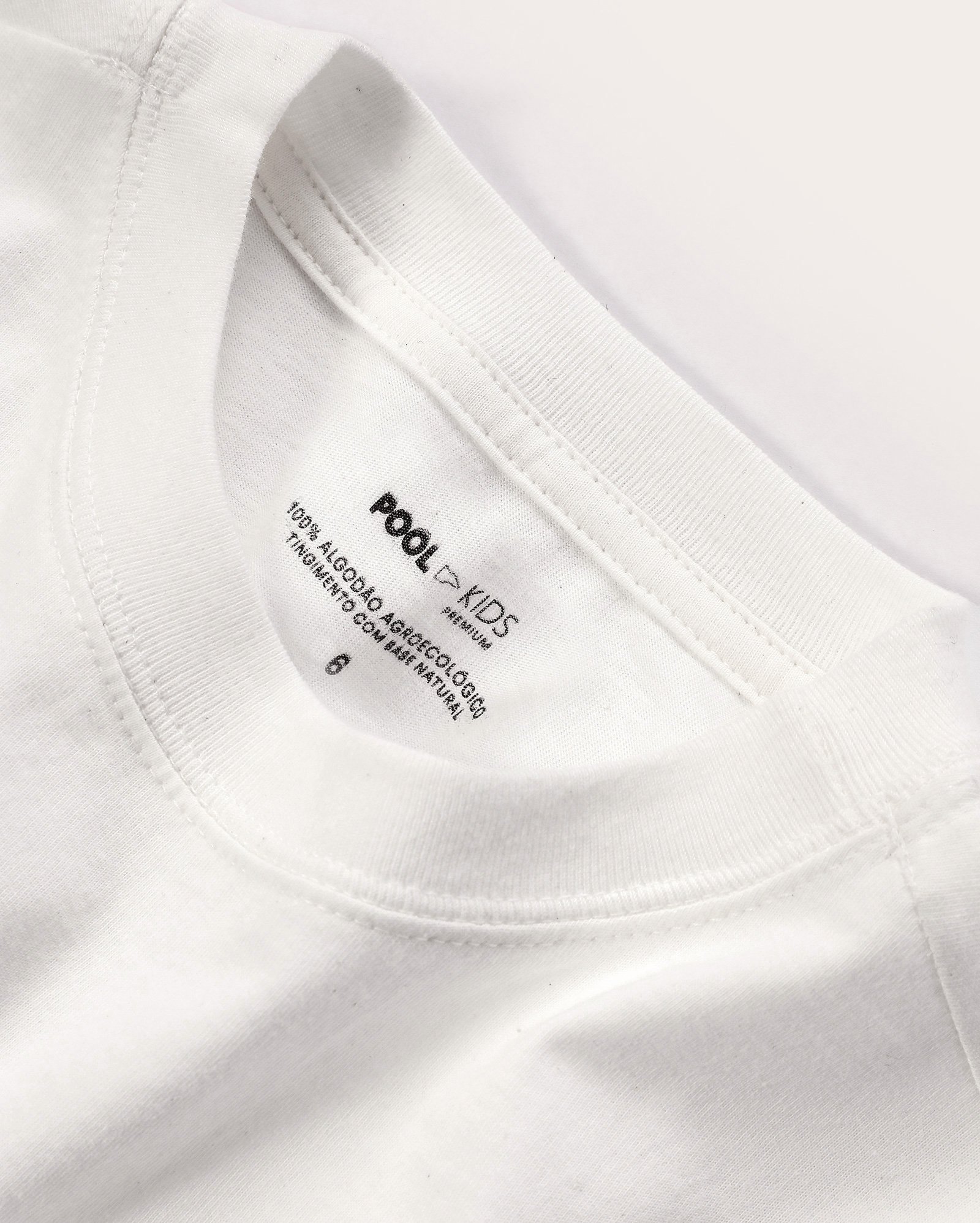 Camiseta infantil oversized de algodão agroecológico 4-10A - Branco | Riachuelo