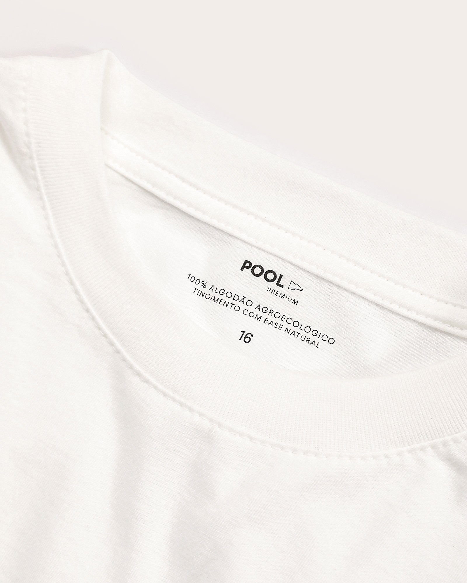 Camiseta juvenil oversized de algodão agroecológico - Branco | Riachuelo