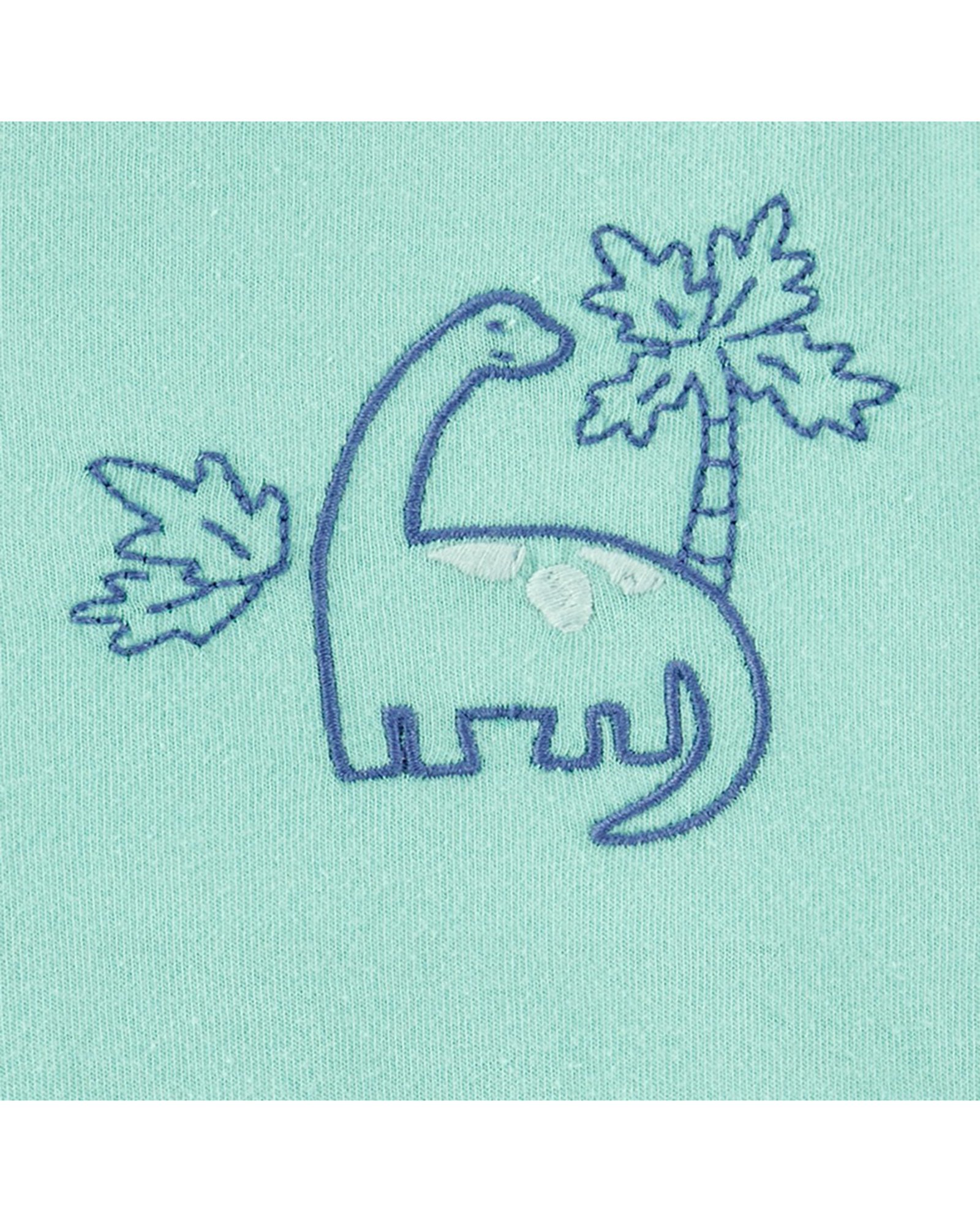 Conjunto curto infantil 2 peças dino pegadas multicor | Carter's