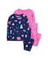 Pijama longo bebê 4 peças texturizado neve multicor | Carter's