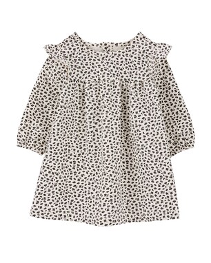 Vestido bebê evasê liberty com calcinha bege | Carter's