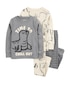 Pijama longo infantil 4 peças texturizado chill out multicor | Carter's