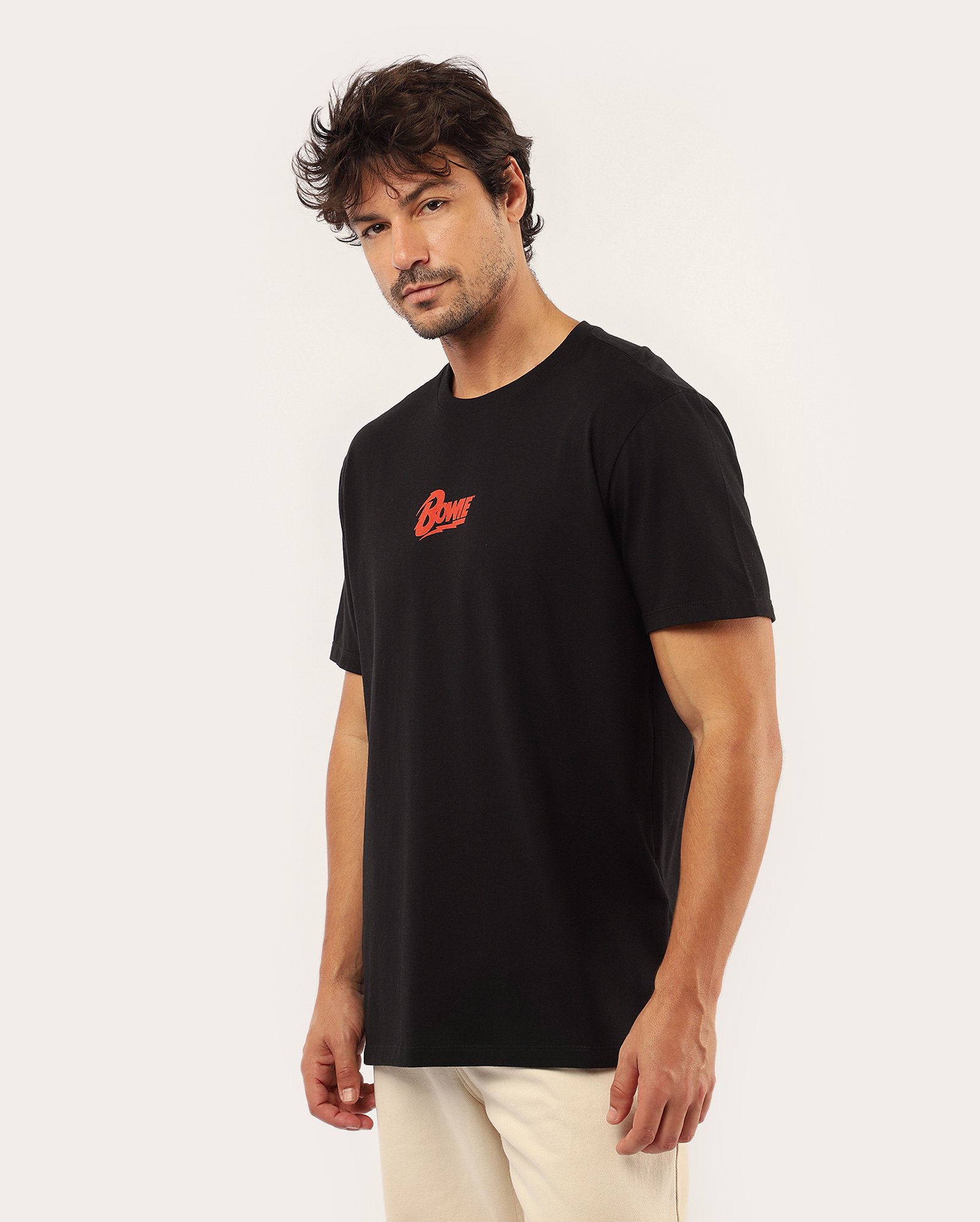 Camiseta masculina Bowie NYC tour - preta | David Bowie