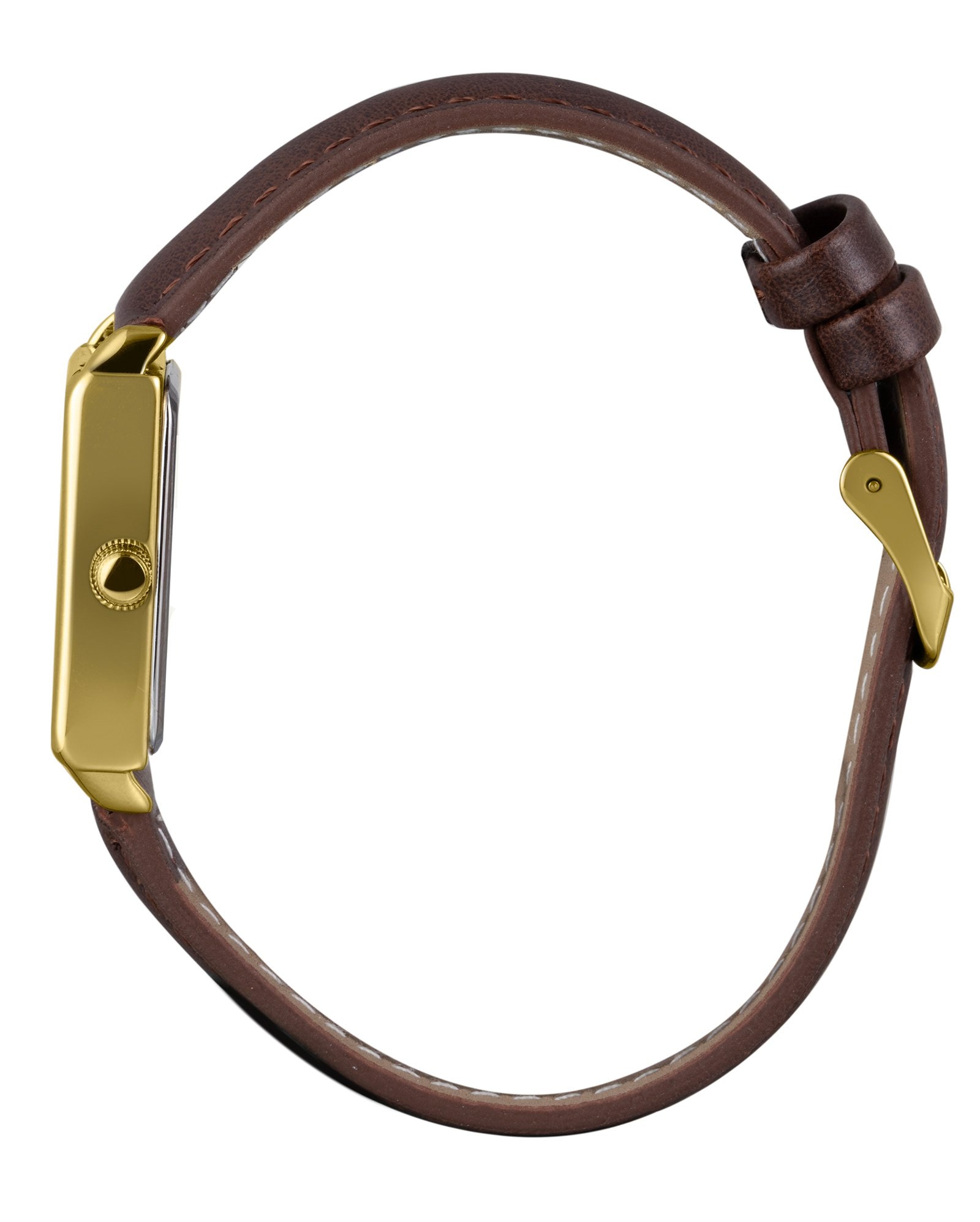 Relógio analógico feminino LQC4823L25 B2NX marrom | Lince