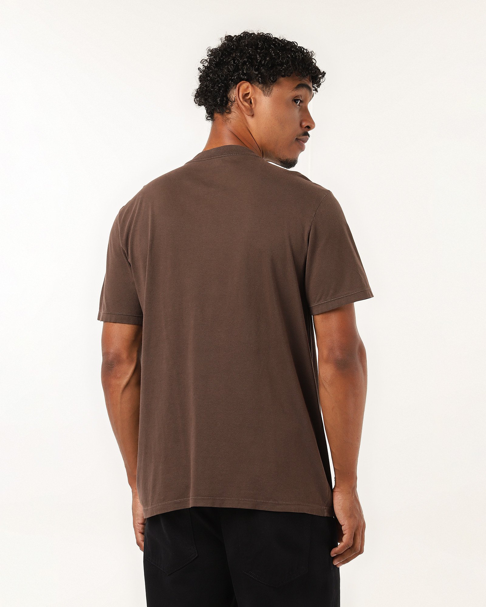 Camiseta masculina regular Stitch estampada marrom | FANLAB — foto 5