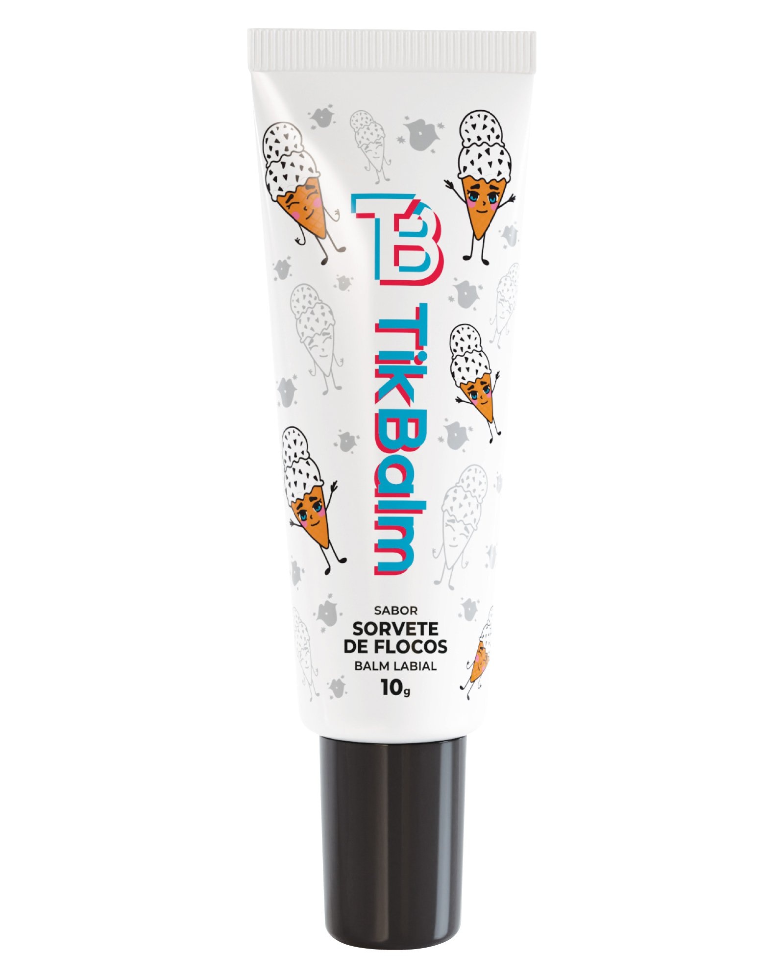 Balm labial sorvete de flocos 10g | TikBalm