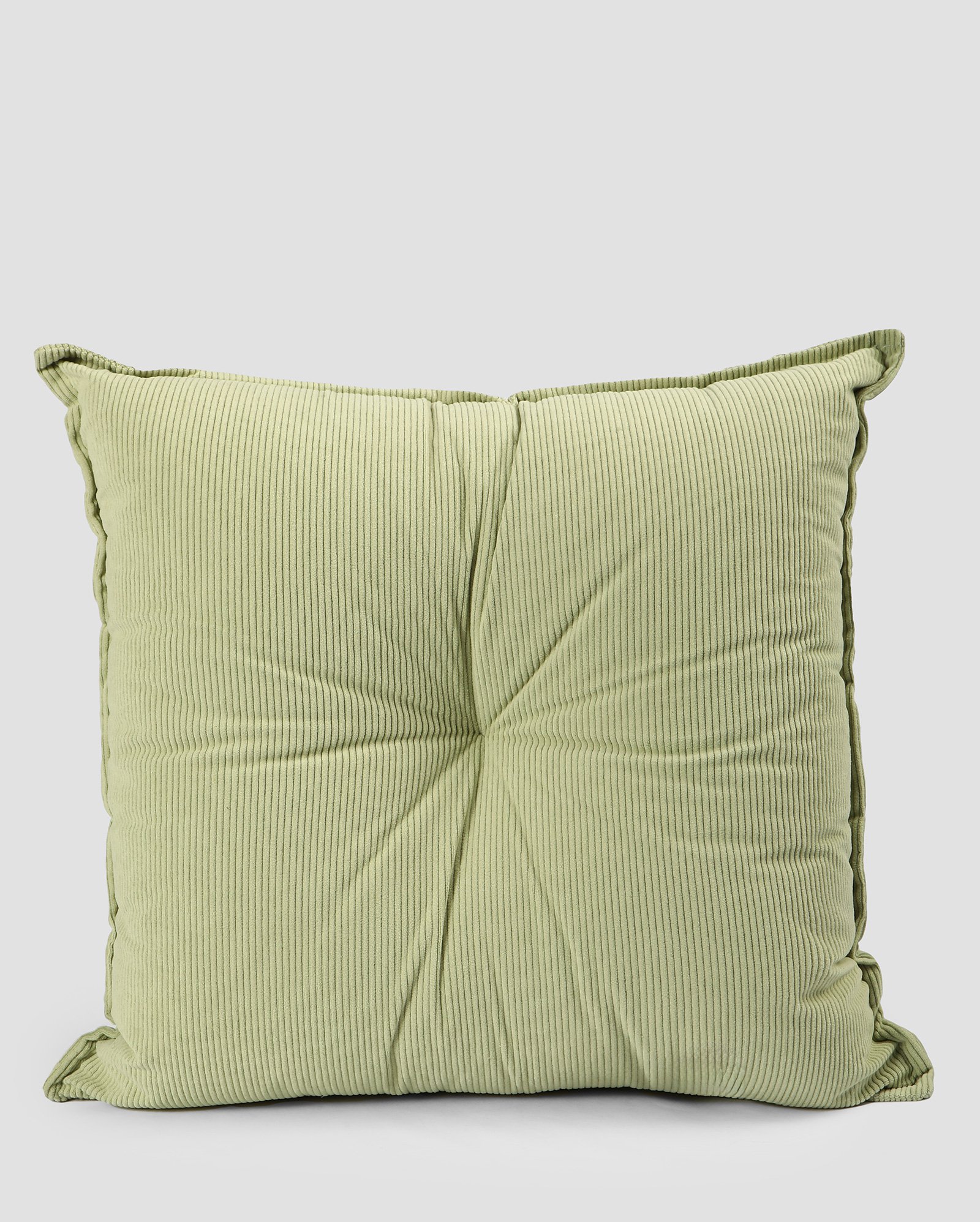 Almofada canelada Antonella 45x45cm verde | Casa Riachuelo
