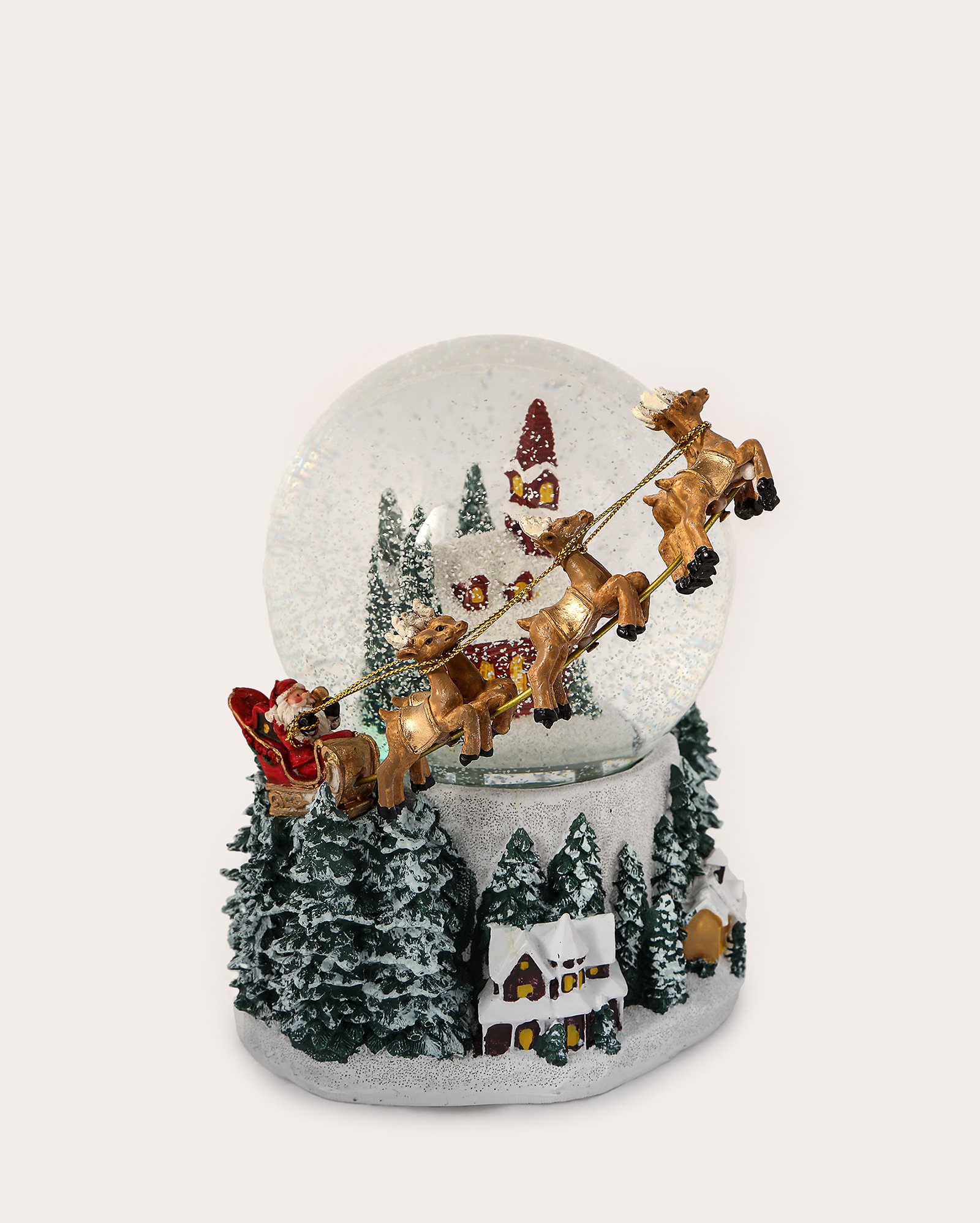 Globo de neve musical com LED multicor | Casa Riachuelo