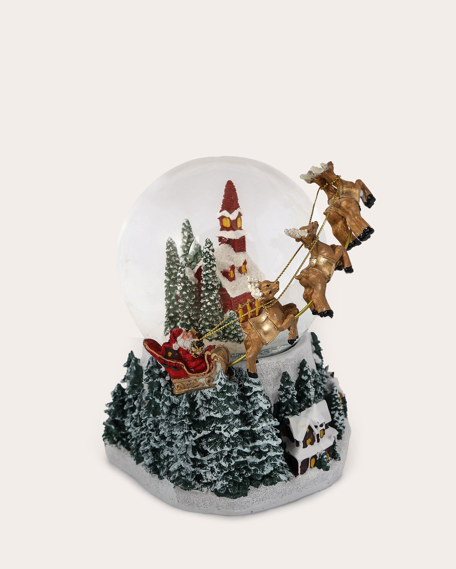 Globo de neve musical com LED multicor | Casa Riachuelo