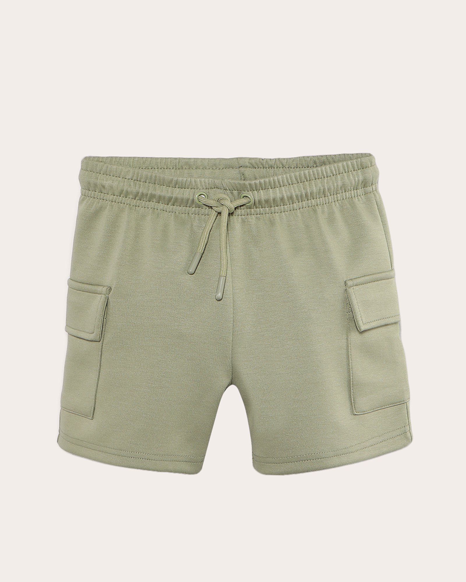 Bermuda sarja moletom infantil bolsos cargo 4-10A - Verde