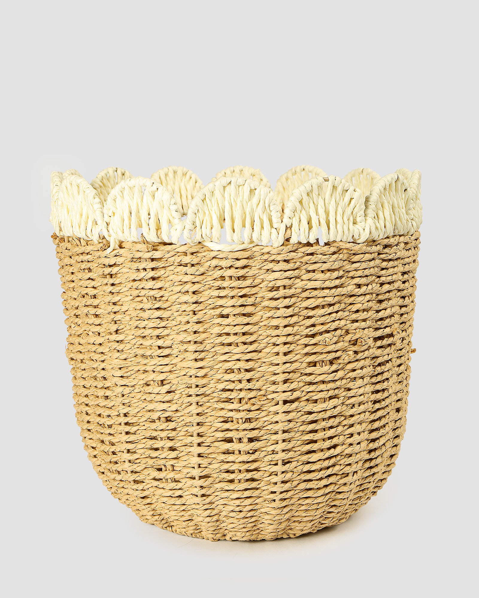 Cesto organizador Aurora 30x30cm bege | Casa Riachuelo