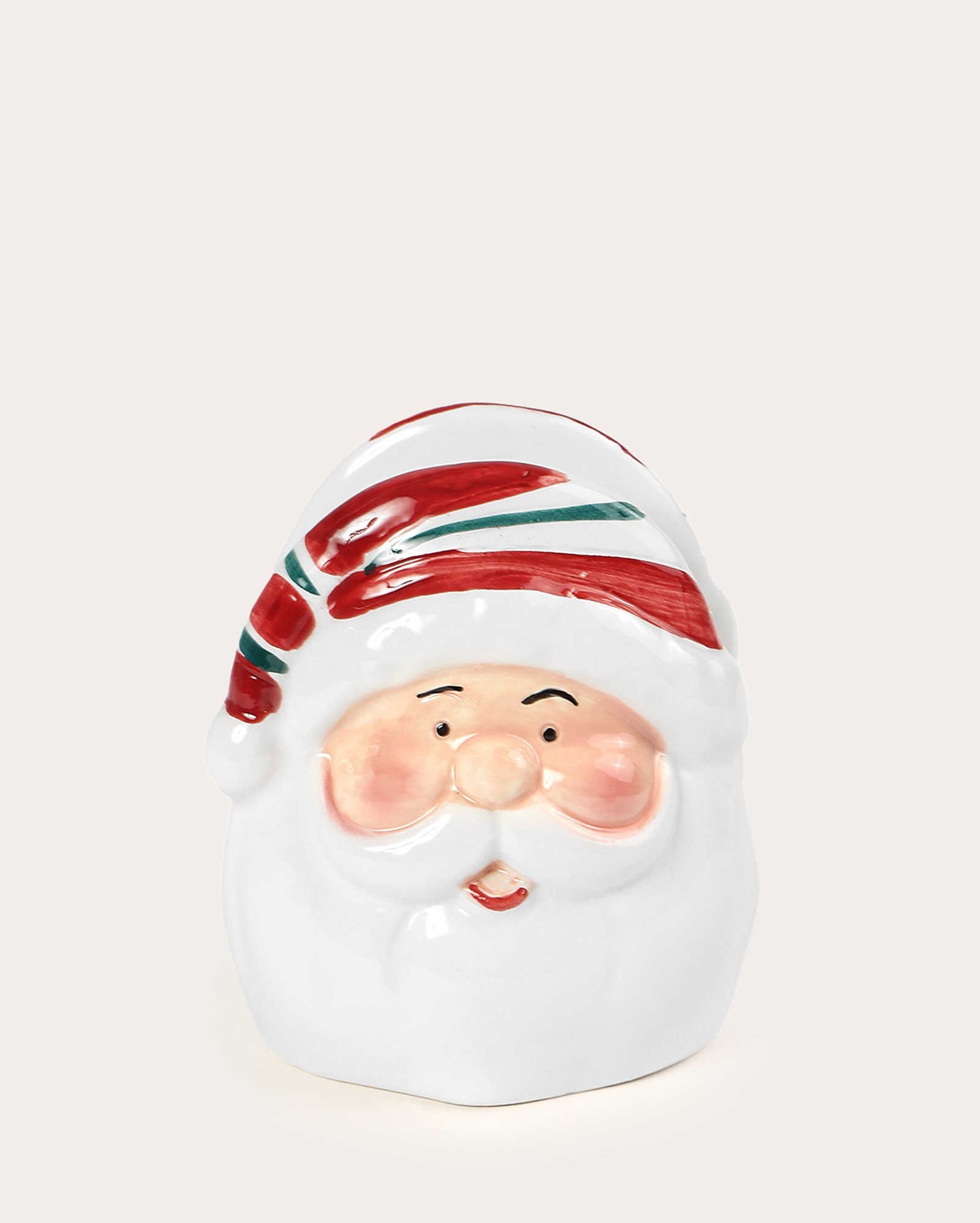 Porta guardanapo papai noel 8,8cm branco | Casa Riachuelo
